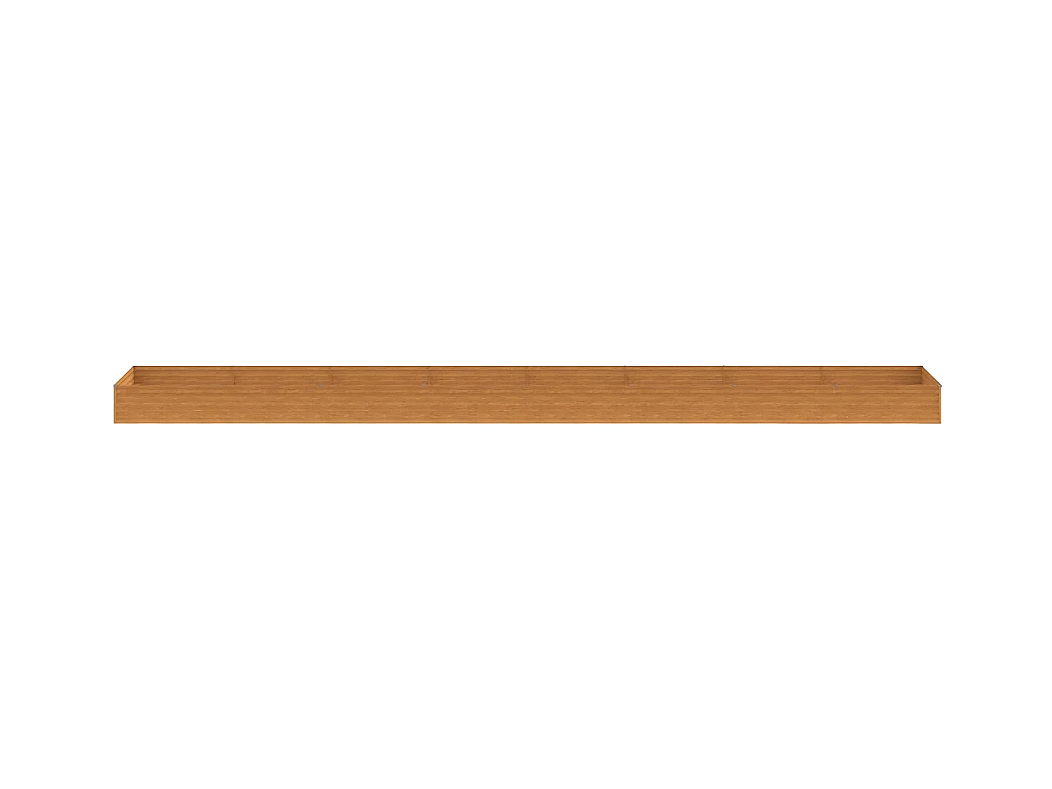 Jardinière Lit surélevé de jardin 770 x 100 x 36 cm acier corten WVGQ9810