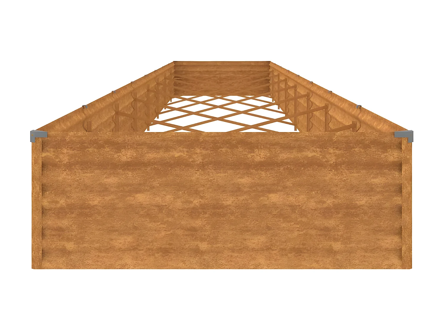 Plantenbak verhoogd 770x100x36 cm cortenstaal