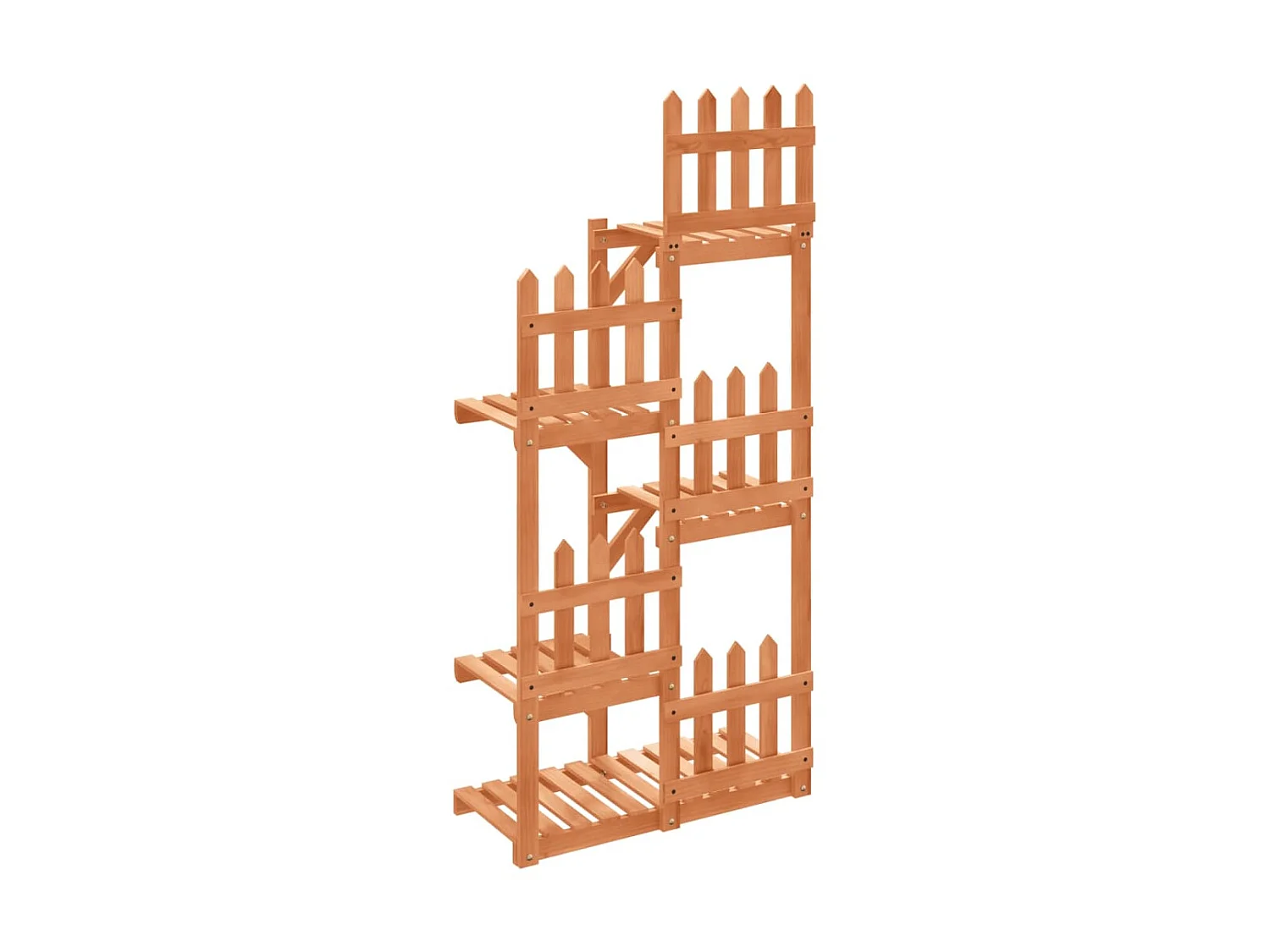 Plantenstandaard 60x25x130 cm massief vurenhout NL798064