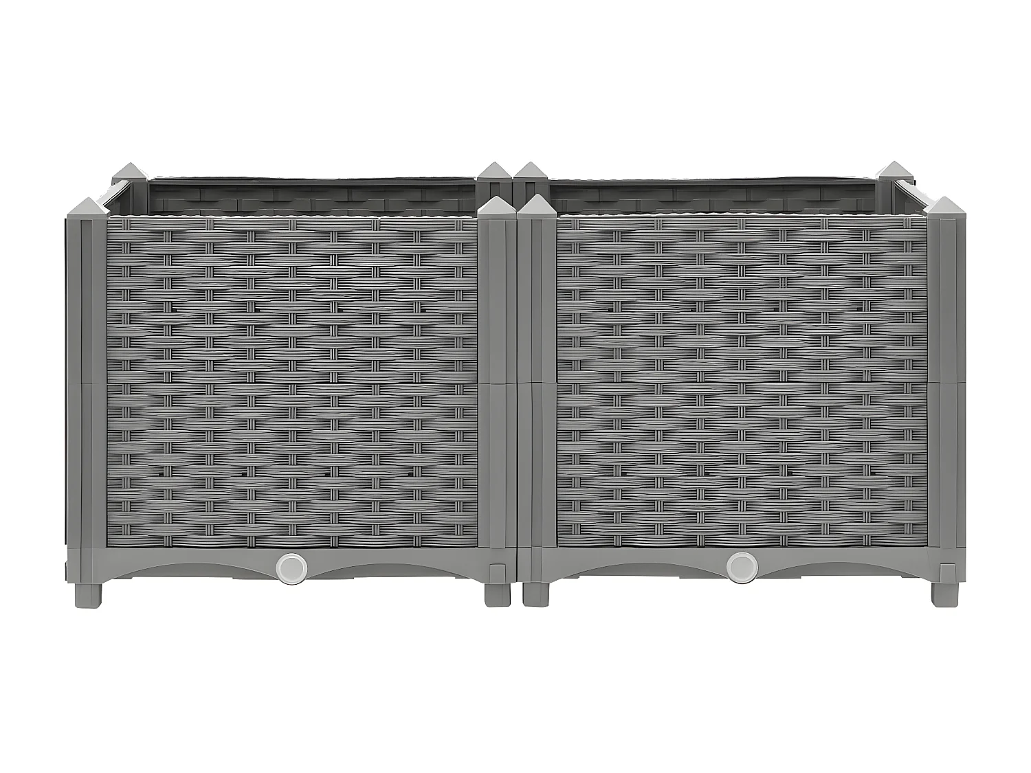 Jardinera polipropileno 80x40x38 cm ES63255