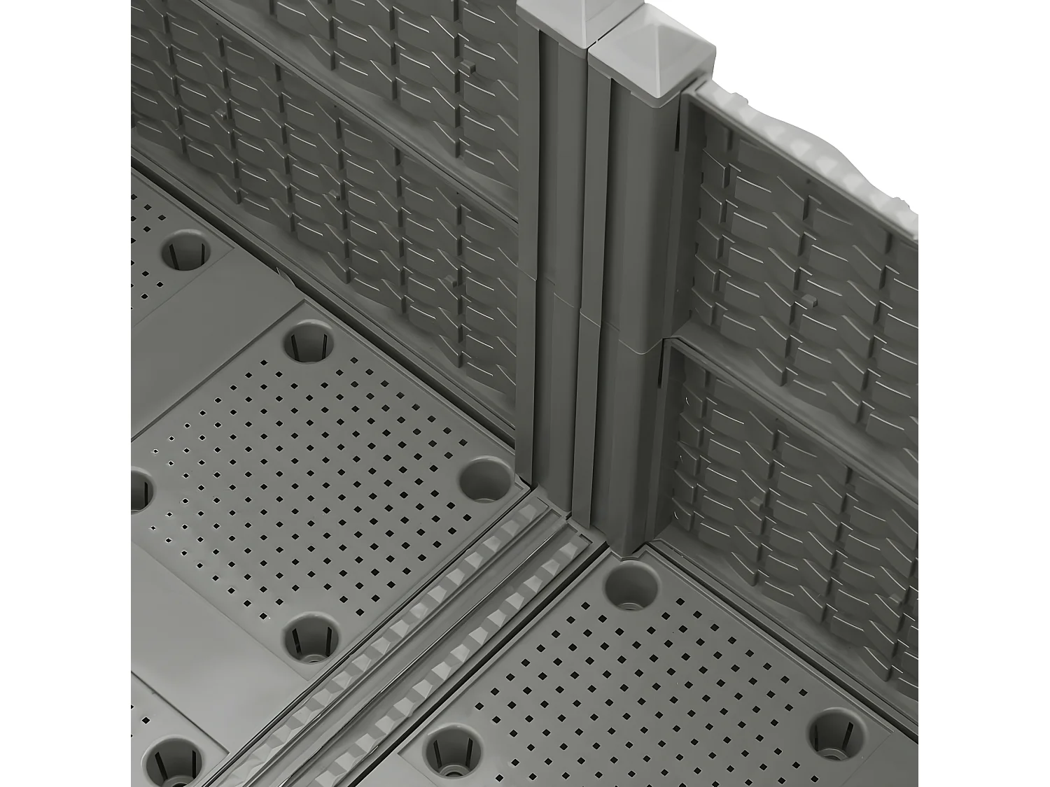 Jardinera polipropileno 80x80x38 cm ES24810