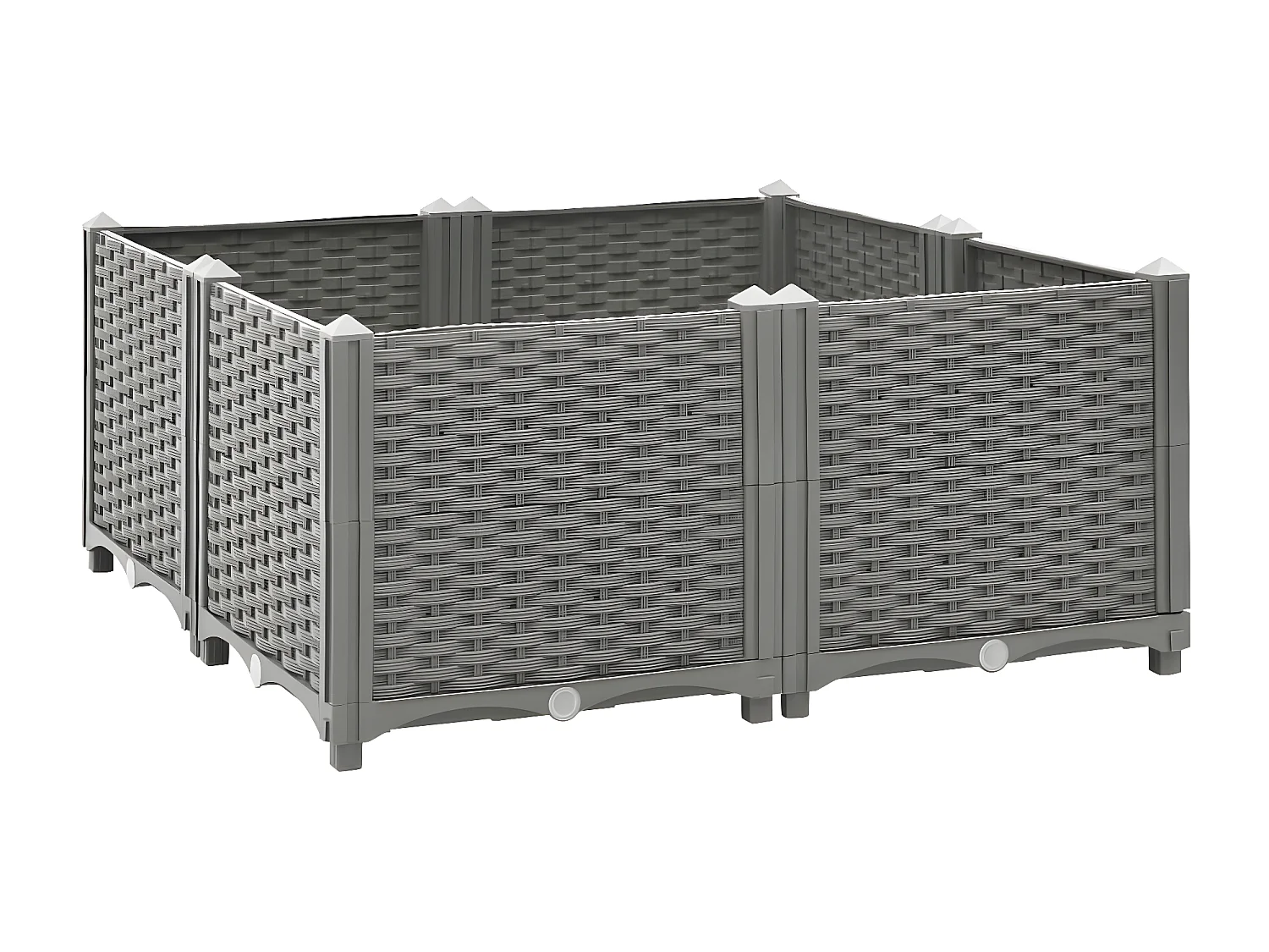 Jardinera polipropileno 80x80x38 cm ES24810