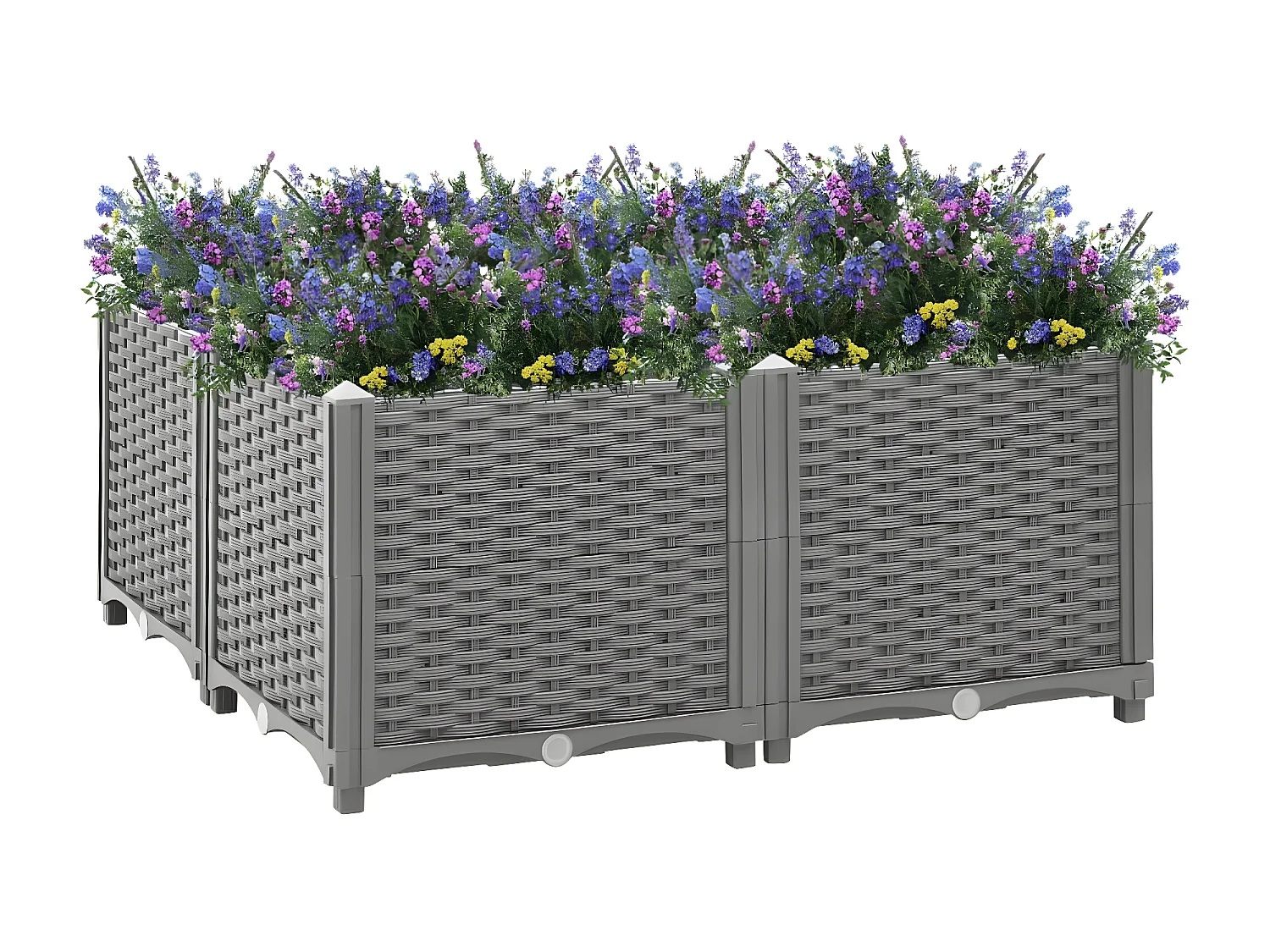 Jardinera polipropileno 80x80x38 cm ES24810