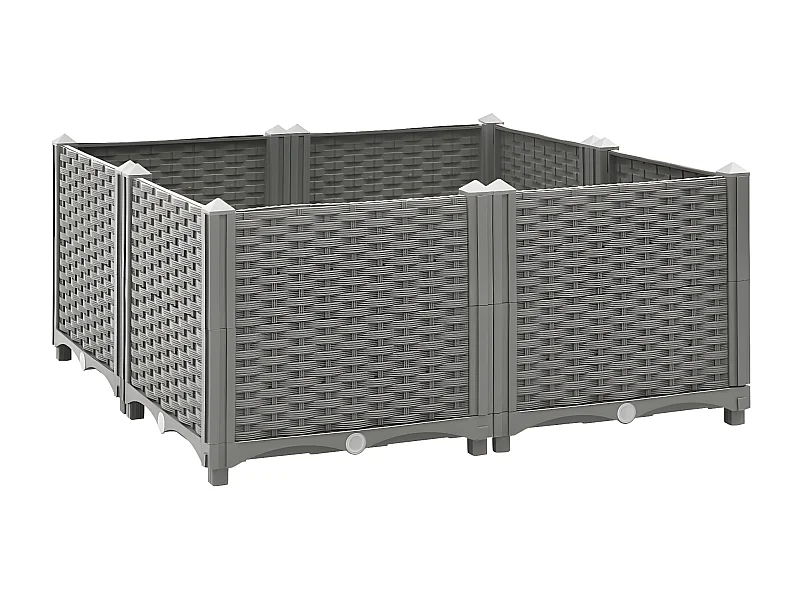 Jardinera polipropileno 80x80x38 cm ES24810