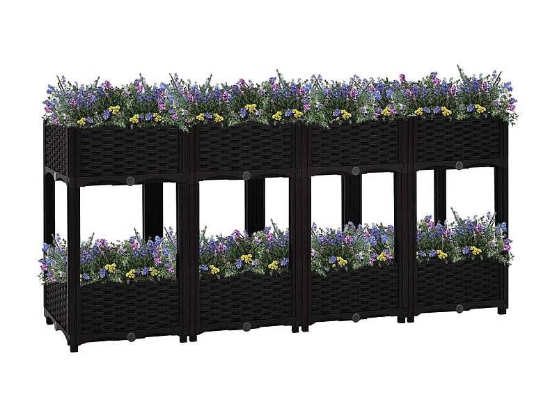 Jardinera 160x40x71 cm polipropileno ES42943