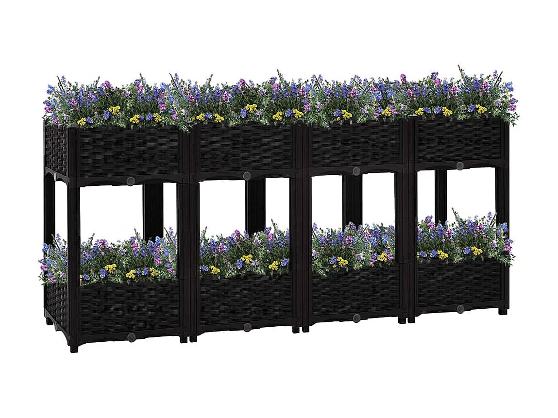 Jardinera 160x40x71 cm polipropileno ES42943