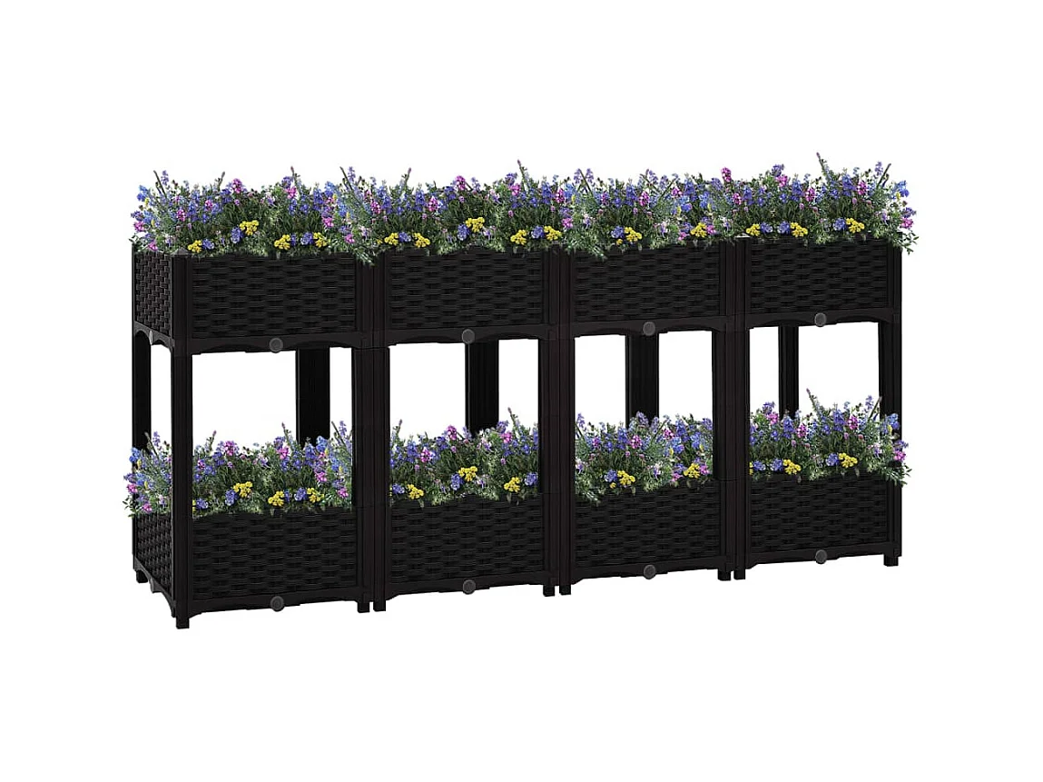 Jardinera 160x40x71 cm polipropileno ES42943