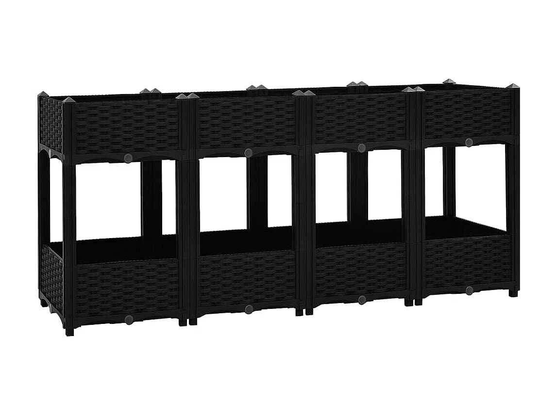 Jardinera 160x40x71 cm polipropileno ES42943