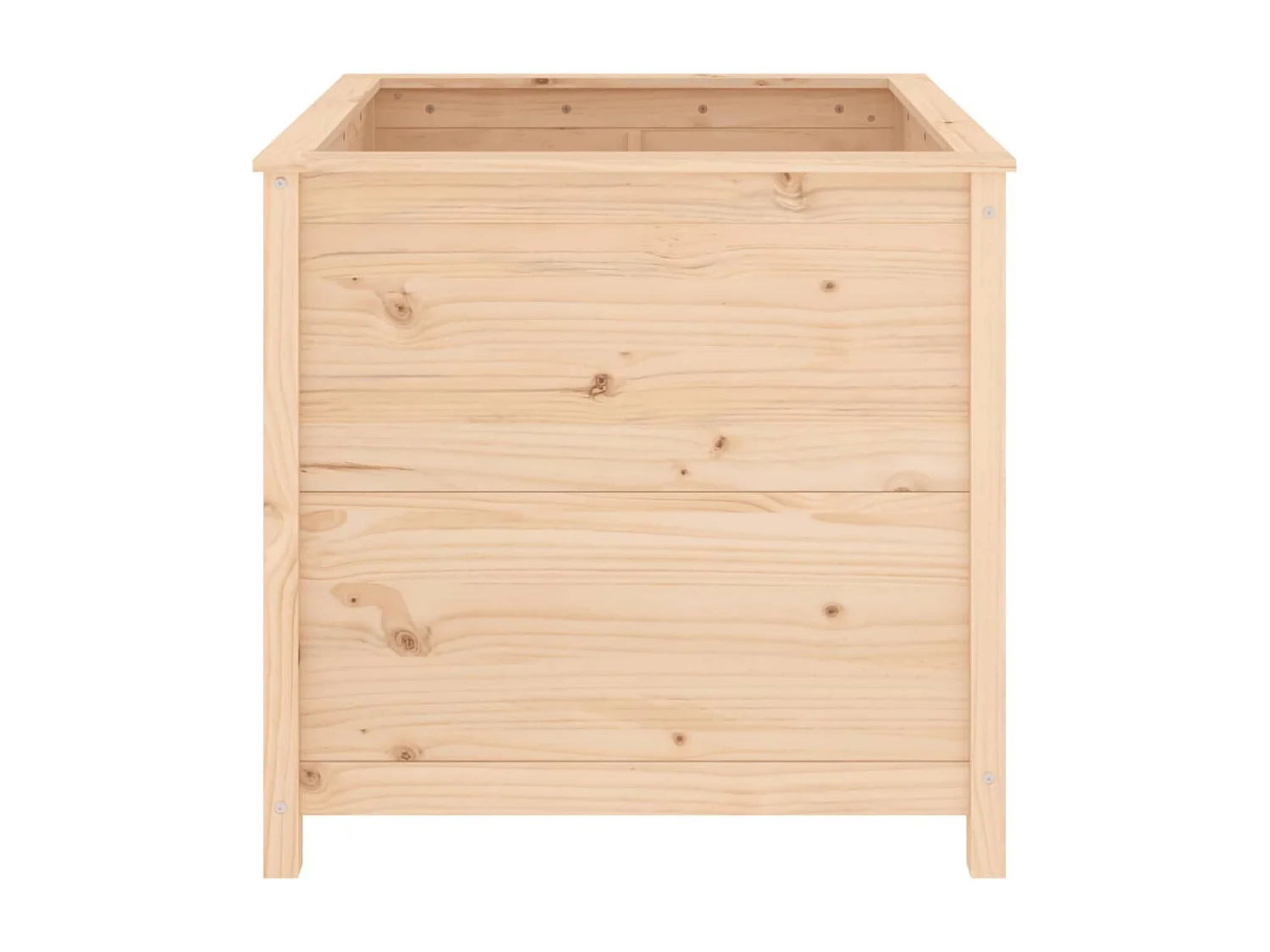 Plantenbak 82,5x82,5x78 cm massief grenenhout NL538241