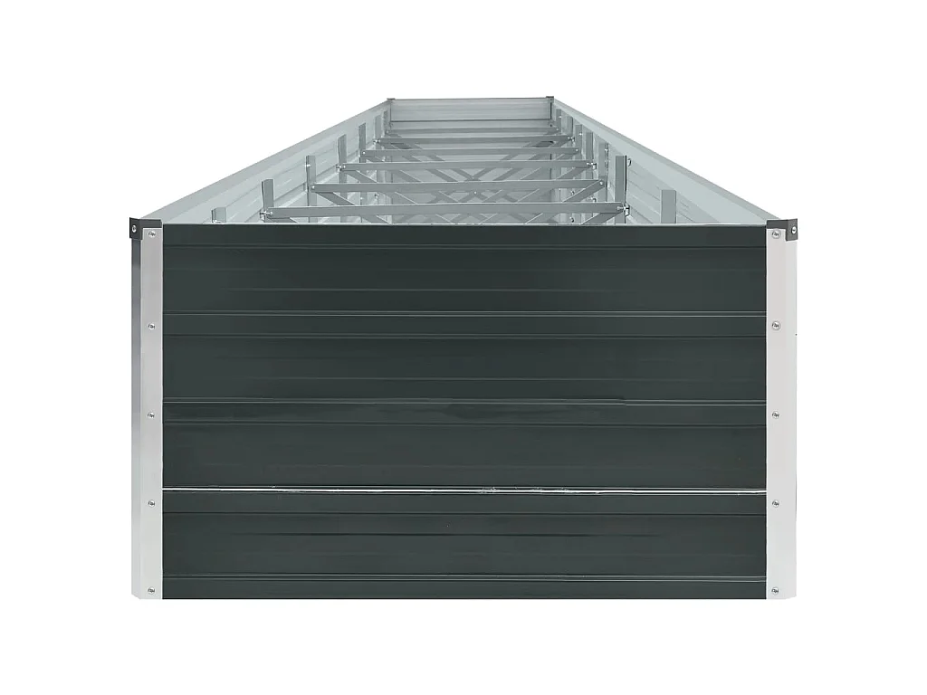 Plantenbak verhoogd 600x80x45 cm gegalvaniseerd staal antraciet