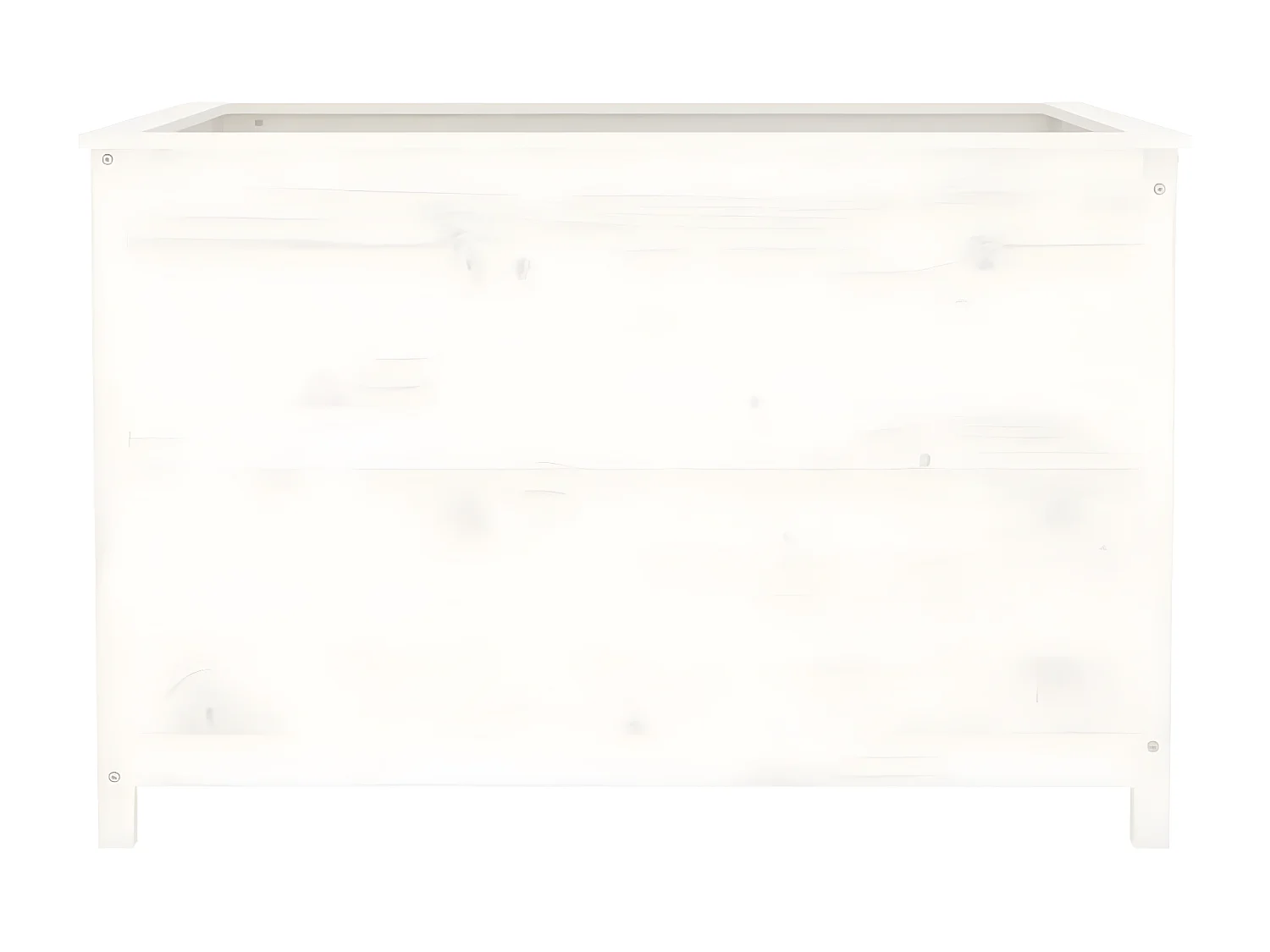 Jardinera elevado de jardín madera de pino blanco 119,5x82,5x78cm ES58515