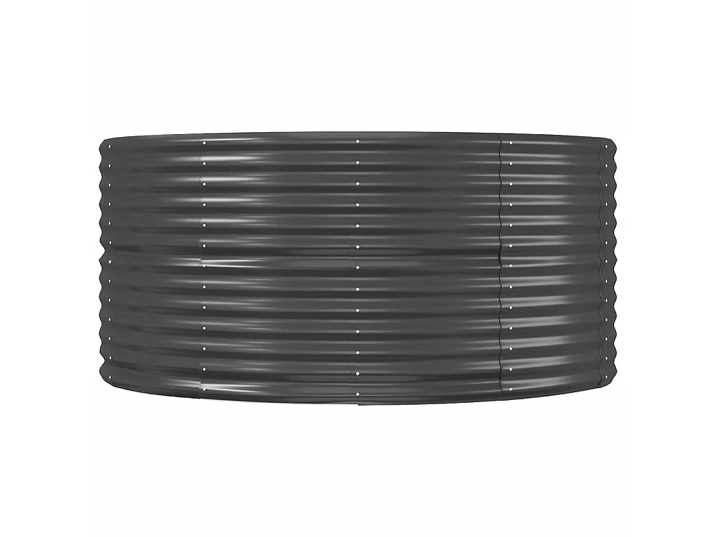 Jardinière Lit surélevé de jardin Anthracite Acier enduit de poudre WVGQ6953