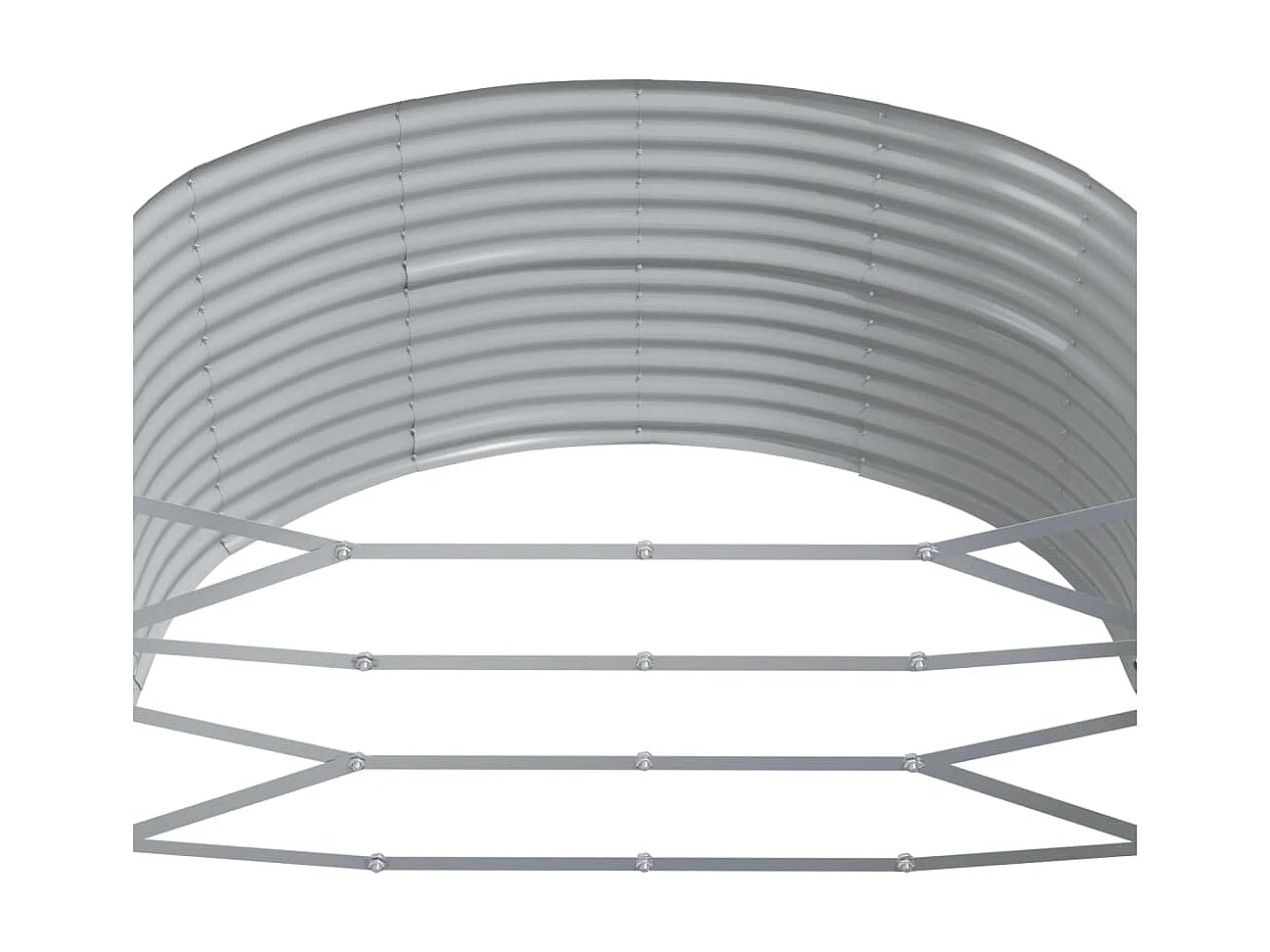 Jardinière Lit surélevé de jardin Anthracite Acier enduit de poudre WVGQ6953