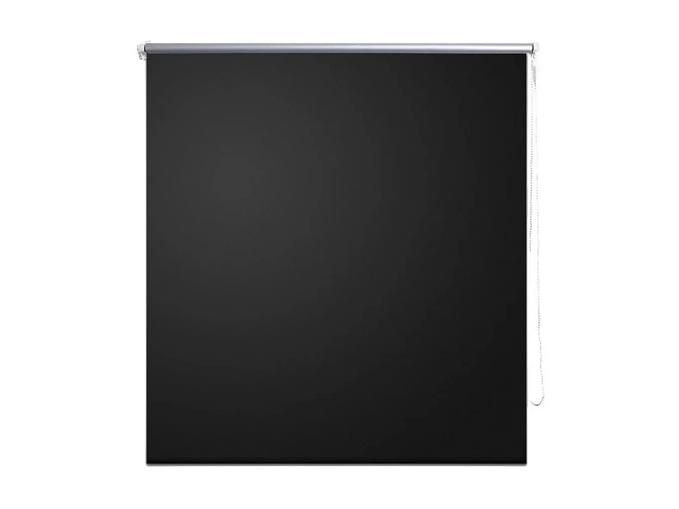 Persiana estor opaco enrollable negro 160x230 cm ES232923
