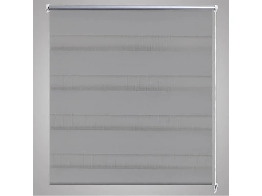 Estore de rolo 60 x 120 cm, linhas de zebra / Cinza PT821037