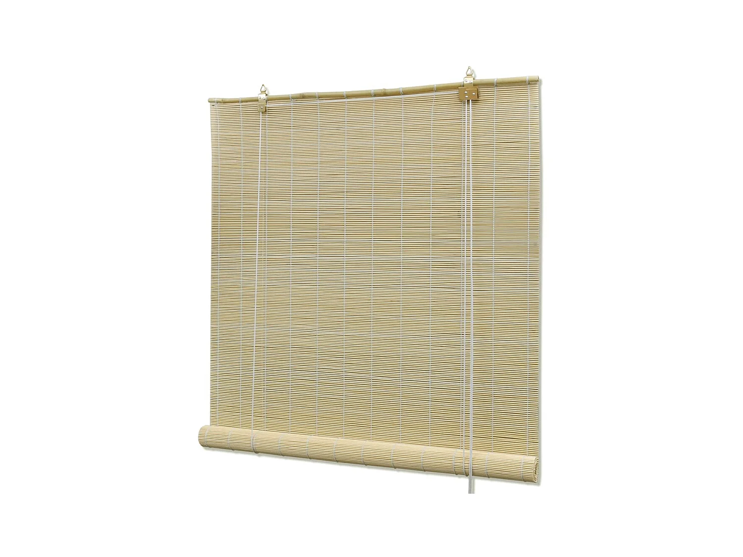 Rolgordijn 80x160 cm bamboe natuurlijk NL393839