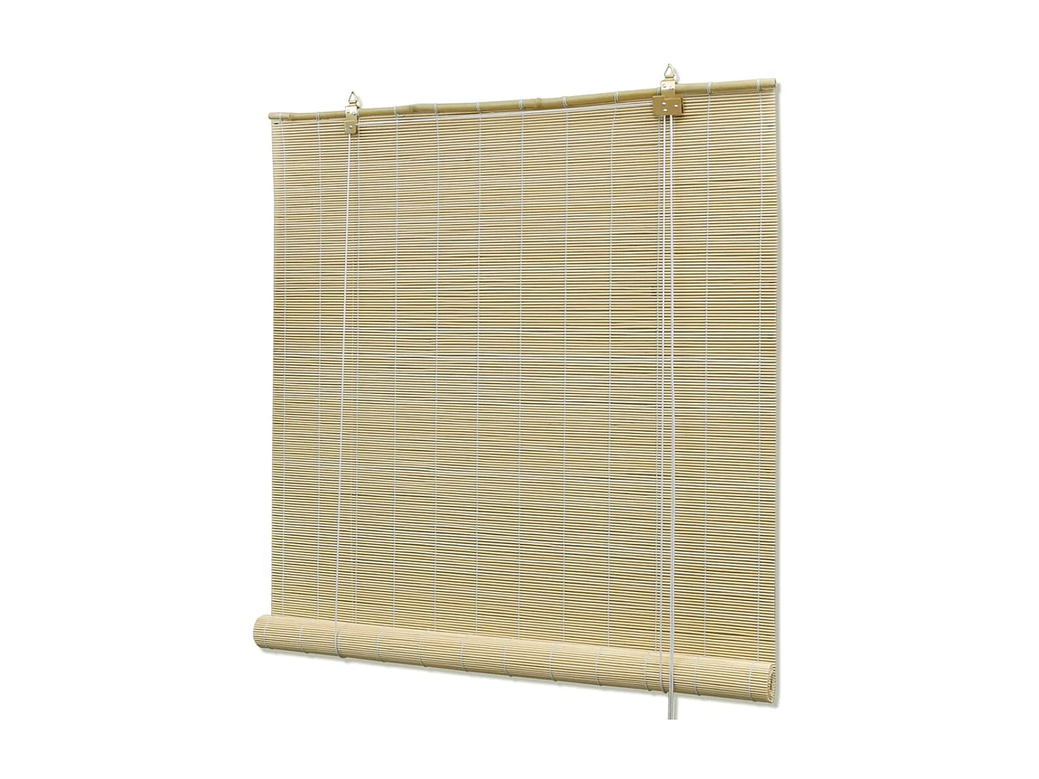 Store roulant en bambou 80x220 cm Naturel WVGQ4260