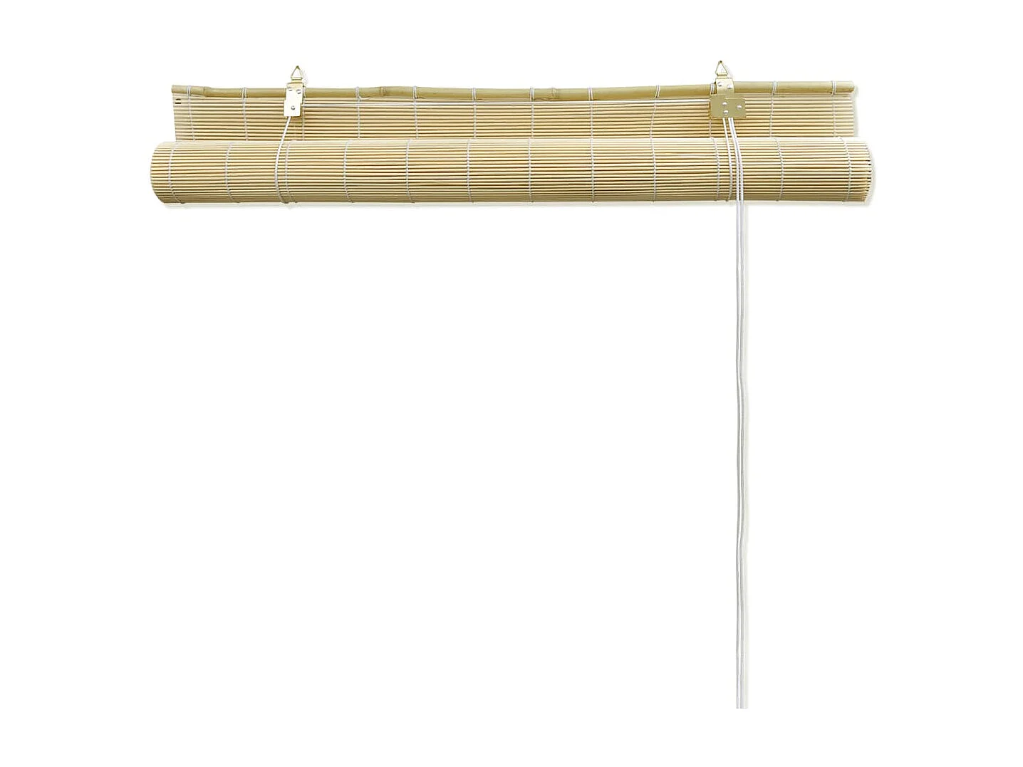 Store roulant en bambou 80x220 cm Naturel WVGQ4260