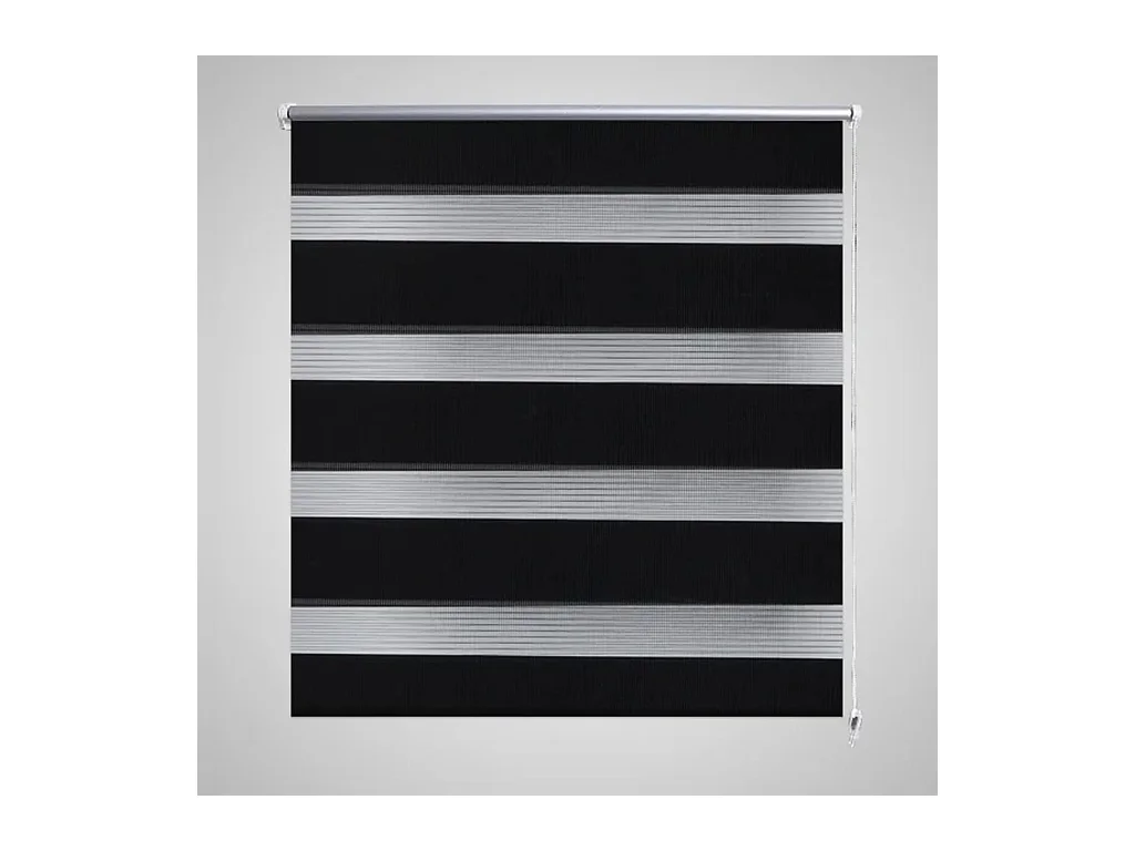 Store enrouleur tamisant 120 x 230 cm noir WVGQ2337