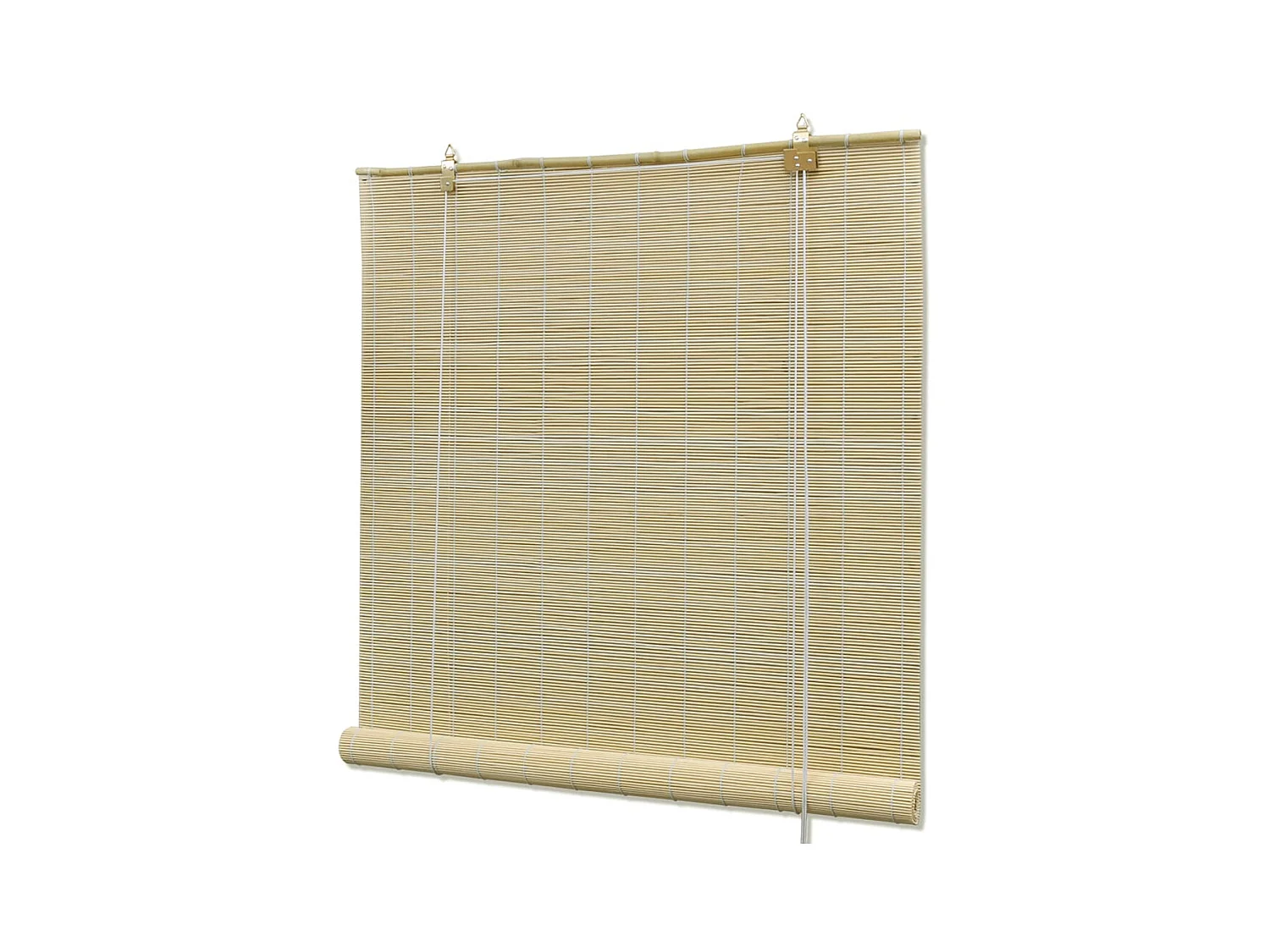 Store roulant en bambou 150x160 cm Naturel WVGQ1838