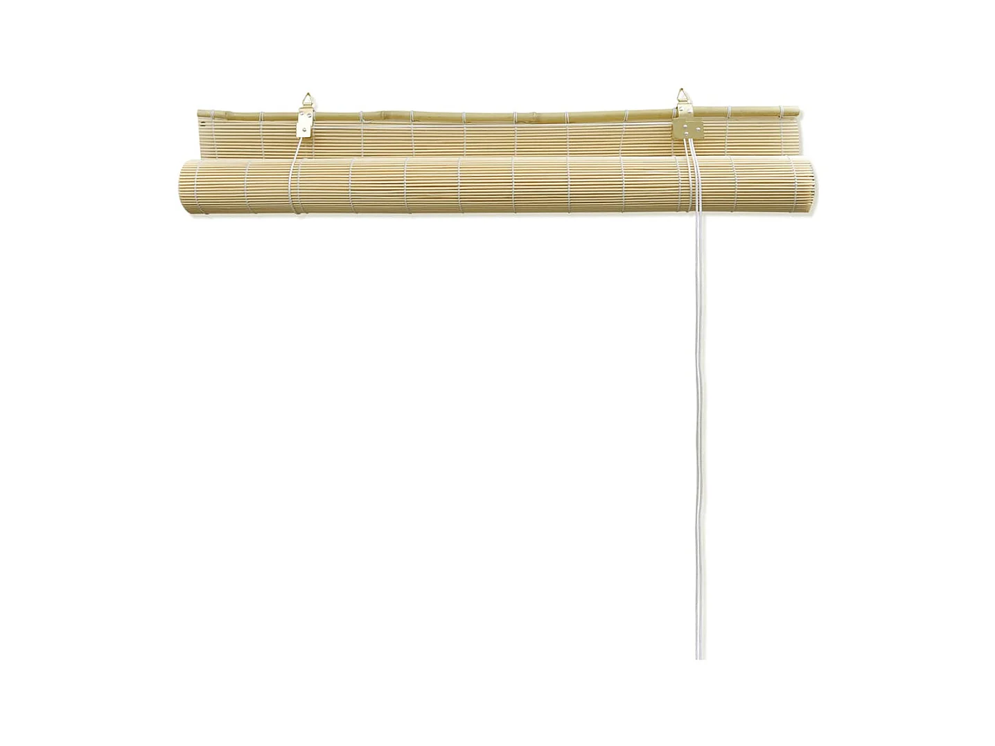 Store roulant en bambou 150x160 cm Naturel WVGQ1838