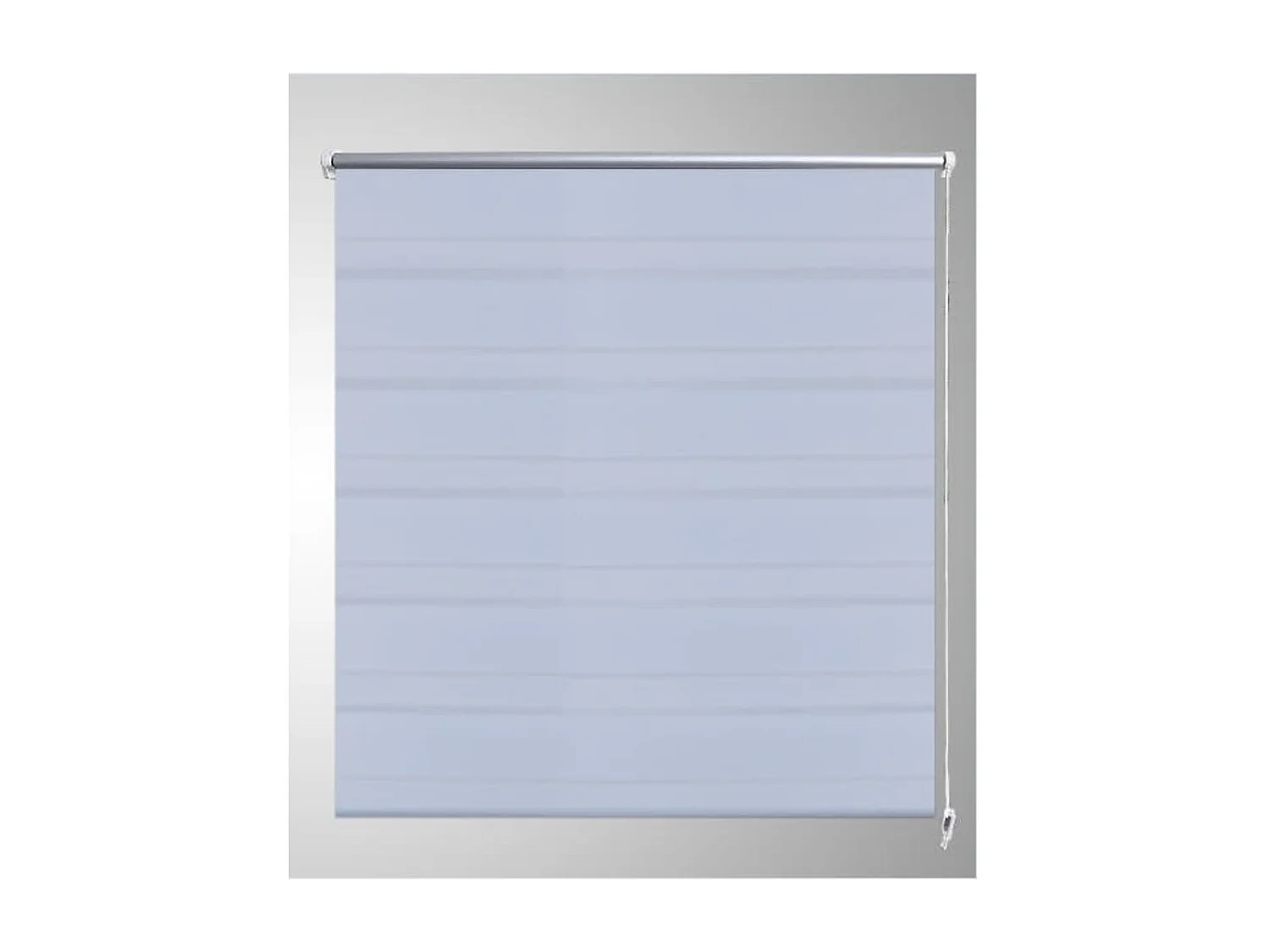 Estore de rolo 90 x 150 cm, linhas de zebra / Branco PT792476