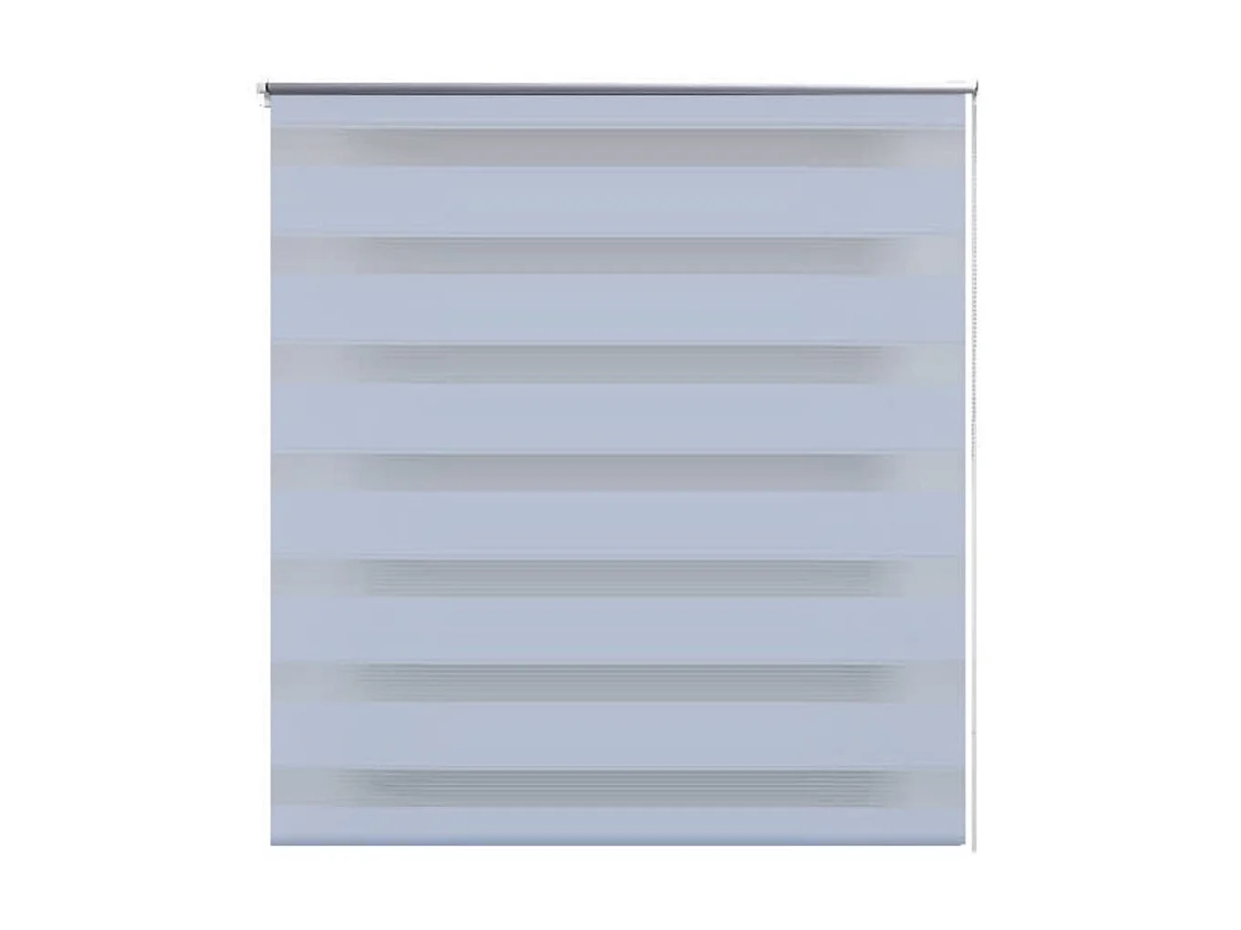 Estore de rolo 90 x 150 cm, linhas de zebra / Branco PT792476