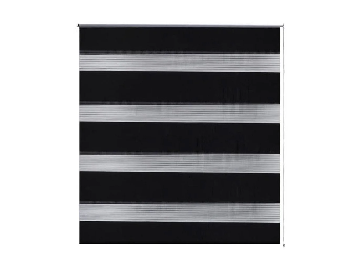 Persiana Cebra 140 x 175cm Negro ES573403