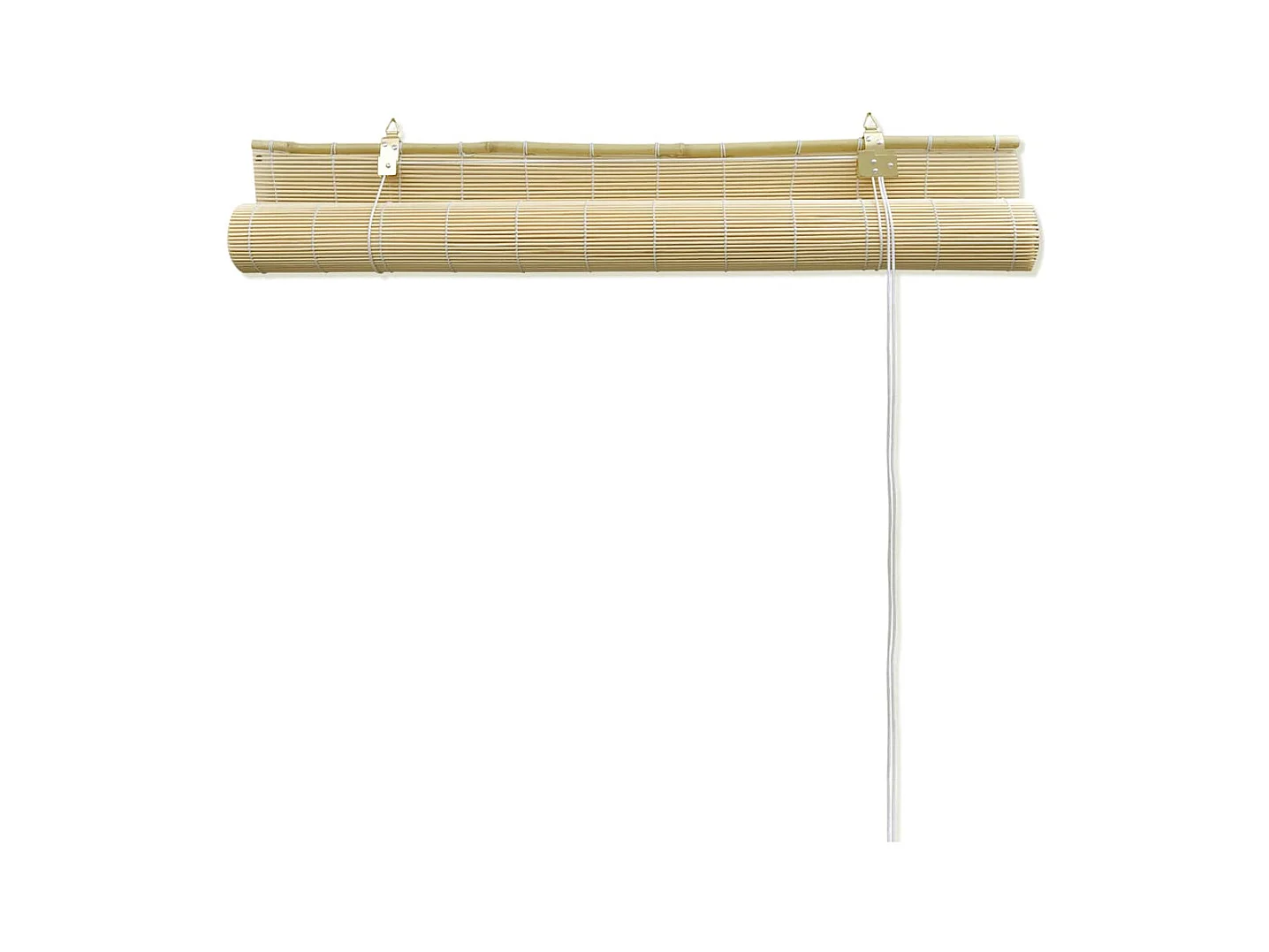 Rolgordijn 140x220 cm bamboe naturel NL822632