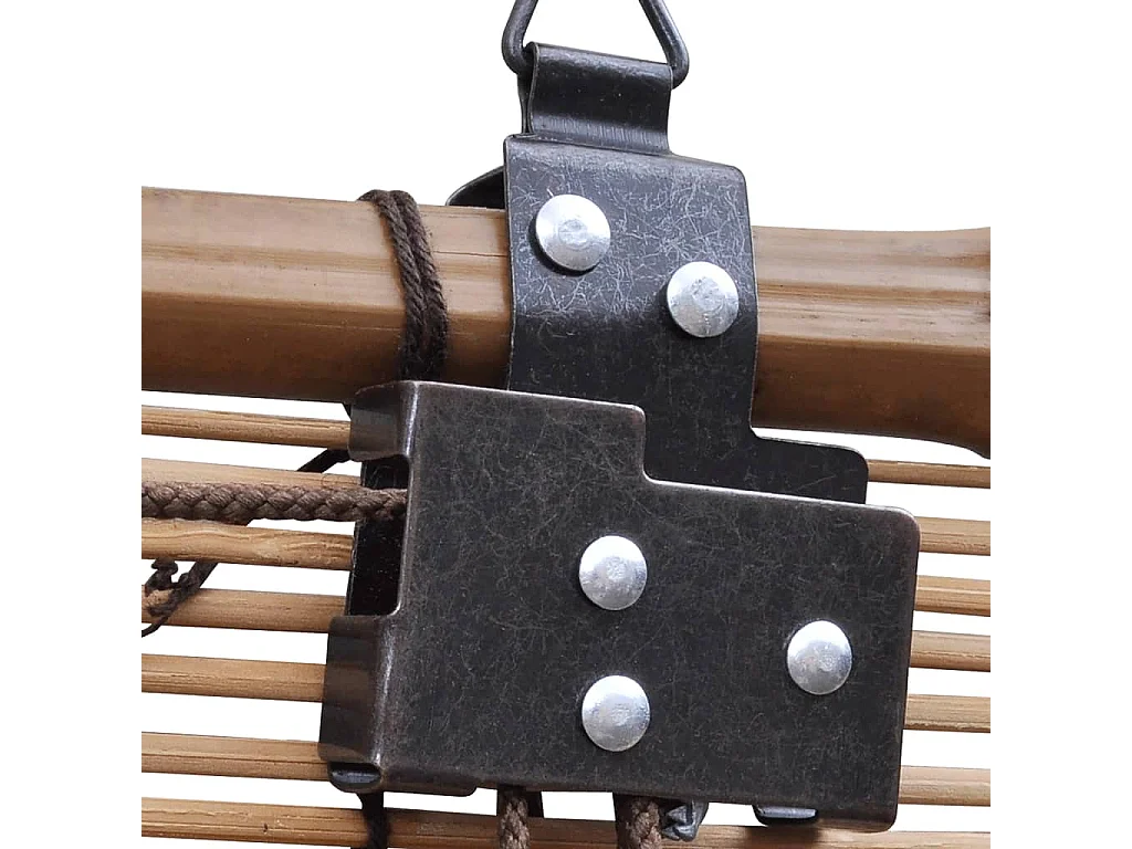 Estore de enrolar 140 x 160 cm bambu castanho PT236059