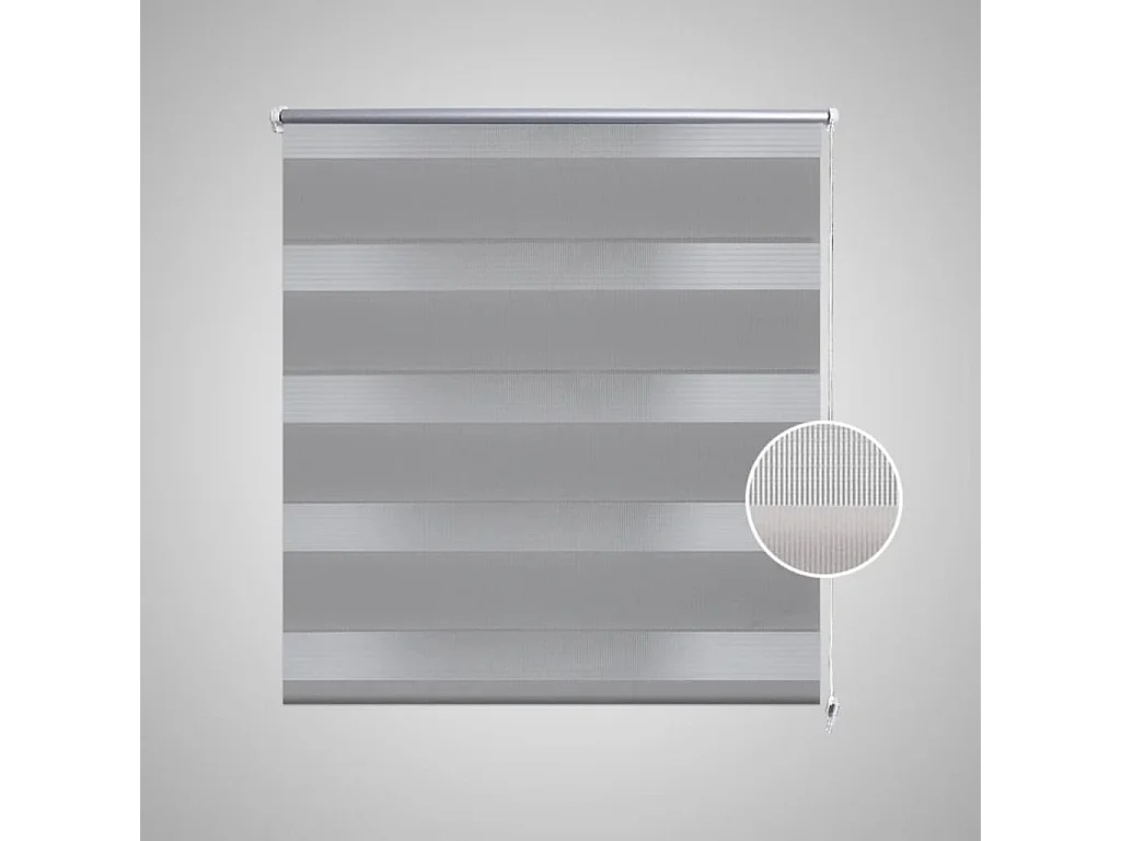 Persiana Cebra 80 x 150 cm Gris ES203829
