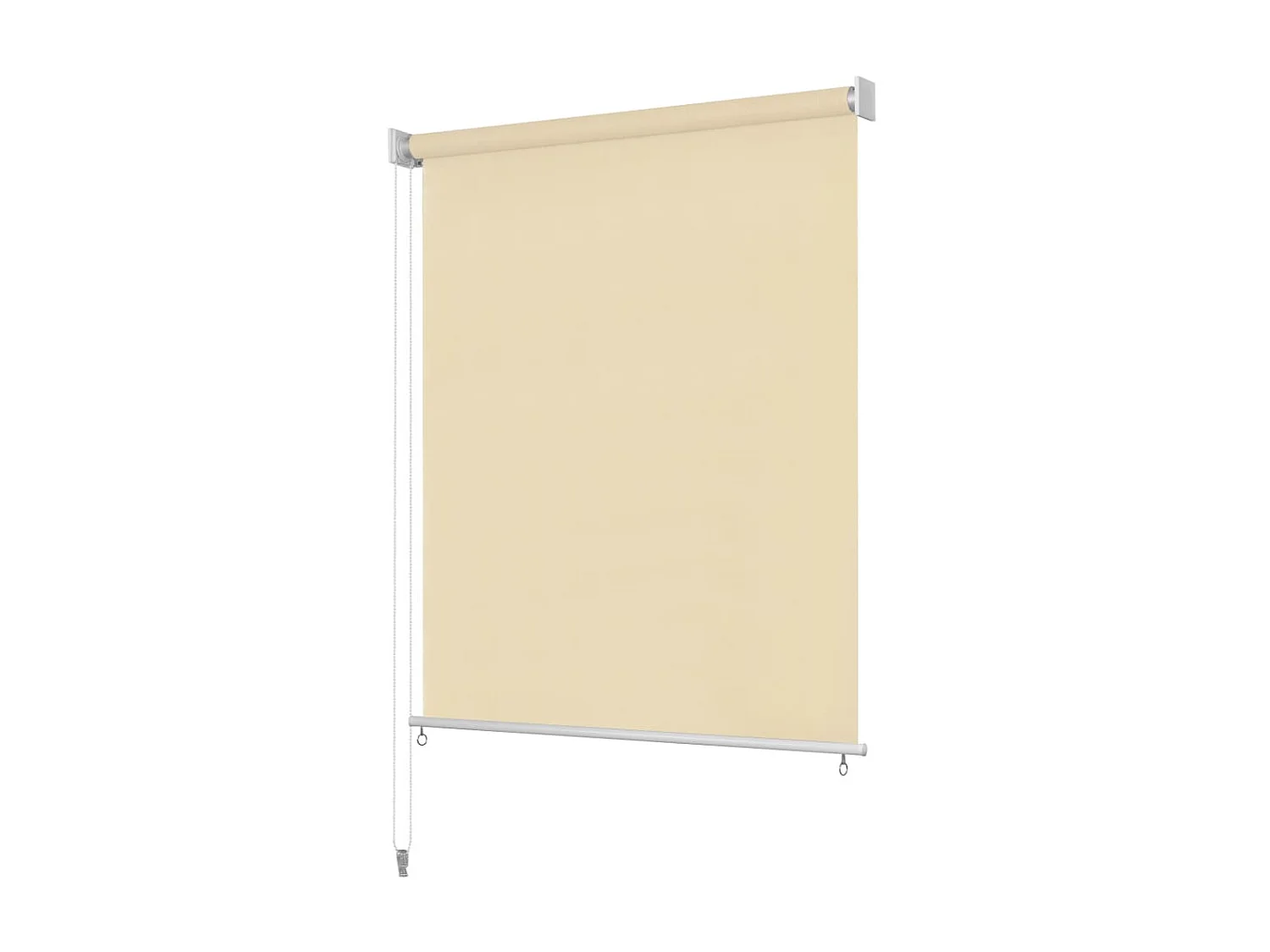 Persiana enrollable de exterior 300x230 cm color crema ES683445