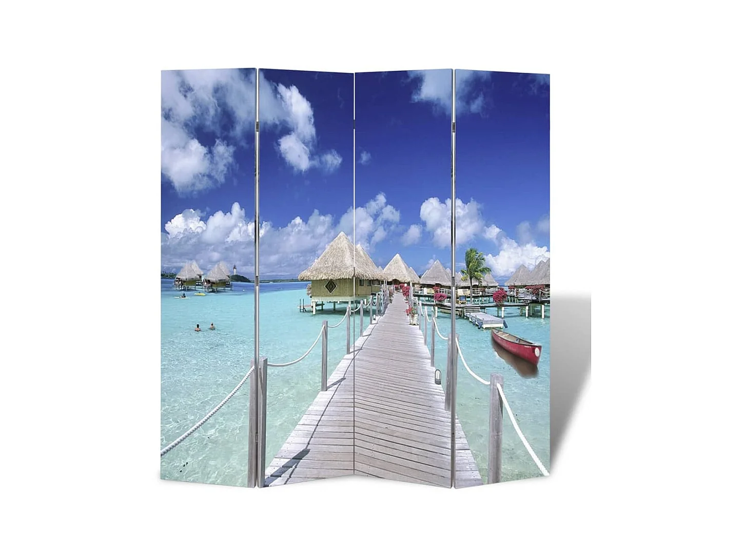 Paravent pliable 160 x 170 cm Plage WVGQ3836