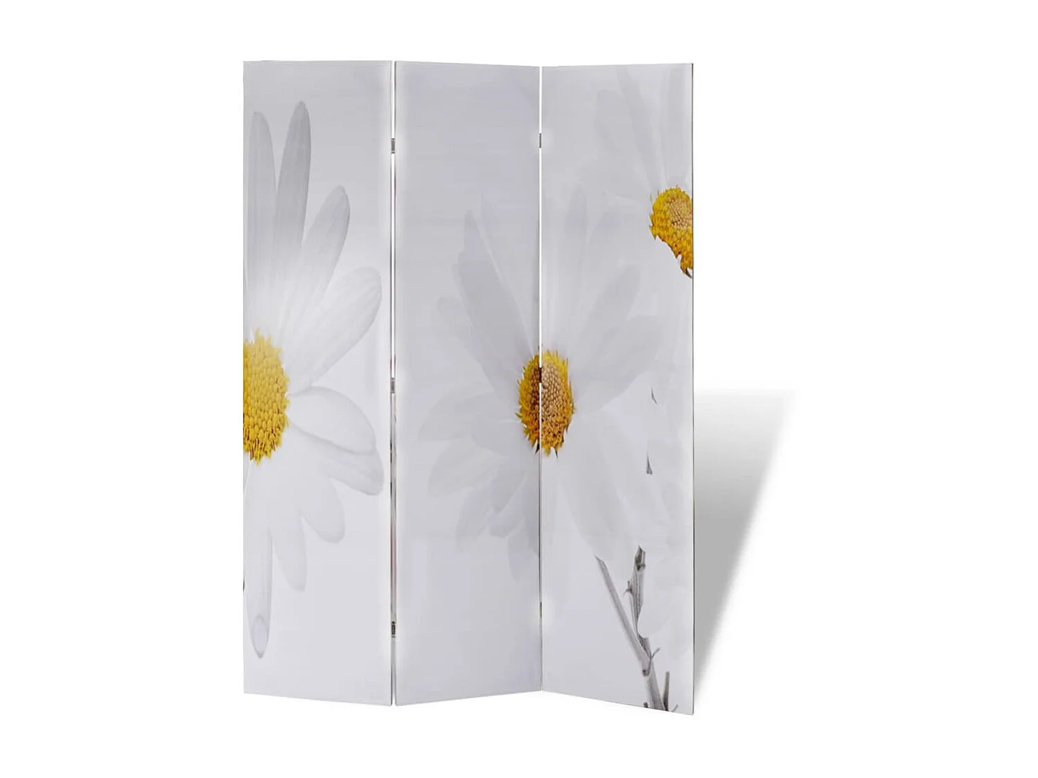 Biombo dobrável com estampa de flores 120x170 cm PT979103