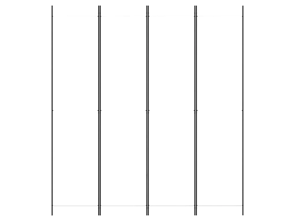 Paravent 4 panneaux Blanc 200x220 cm Tissu WVGQ6405