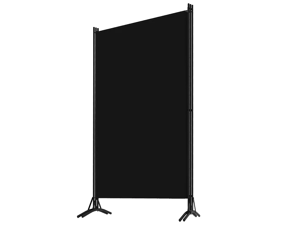 Paravent 3 panneaux Noir 260x180 cm  WVGQ9743