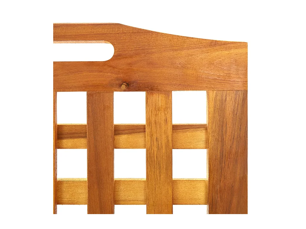 Biombo de 4 paneles madera maciza de acacia 121x2x120 cm ES339396