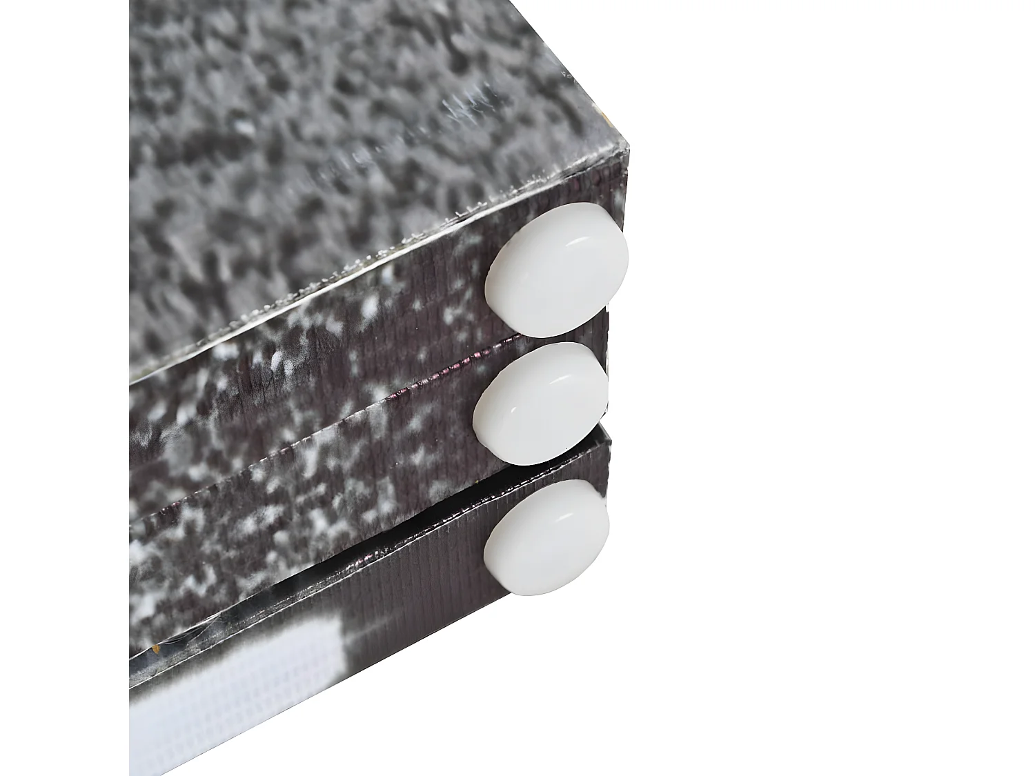 Biombo divisor plegable 160x170 cm bus Londres blanco y negro ES616161