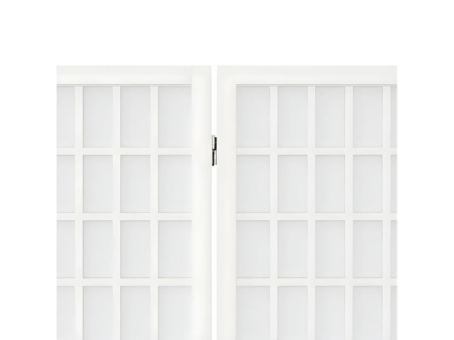 Biombo dobrável com 6 painéis estilo japonês 240x170 cm branco PT250161
