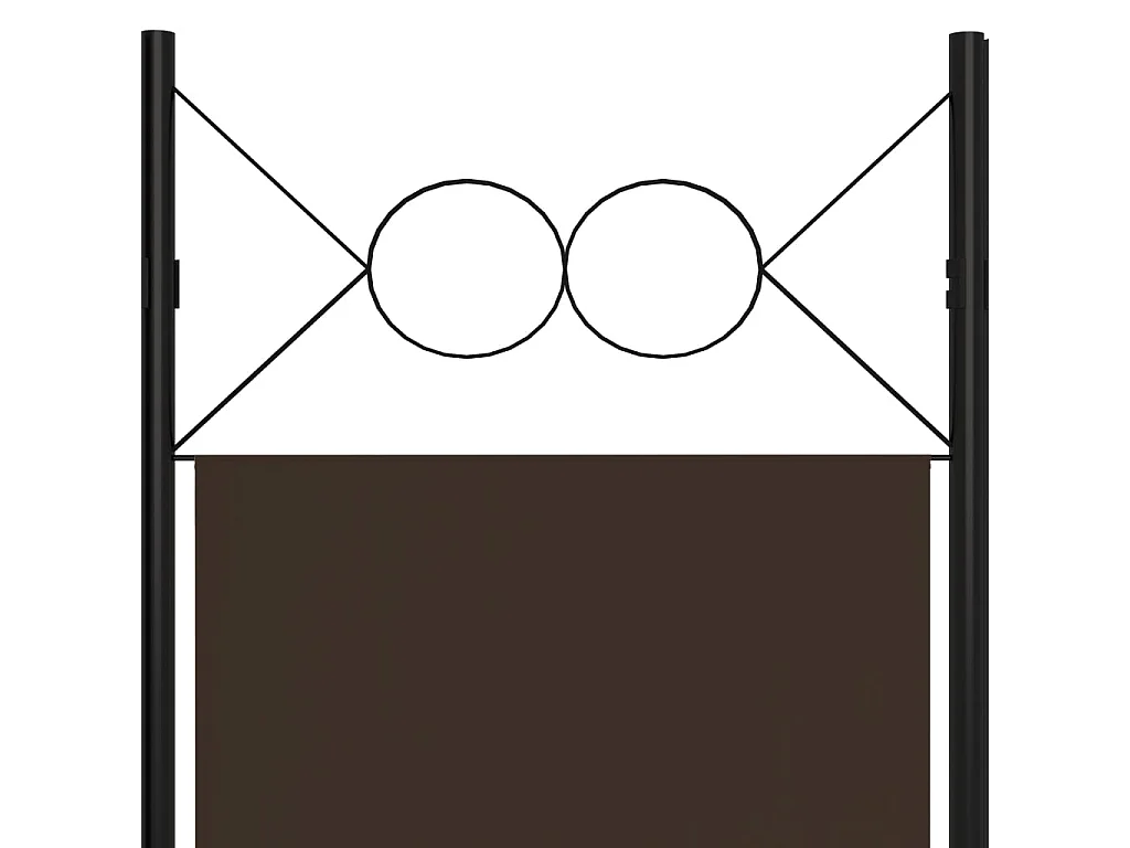 Paravent 6 panneaux Marron 240x180 cm WVGQ7932
