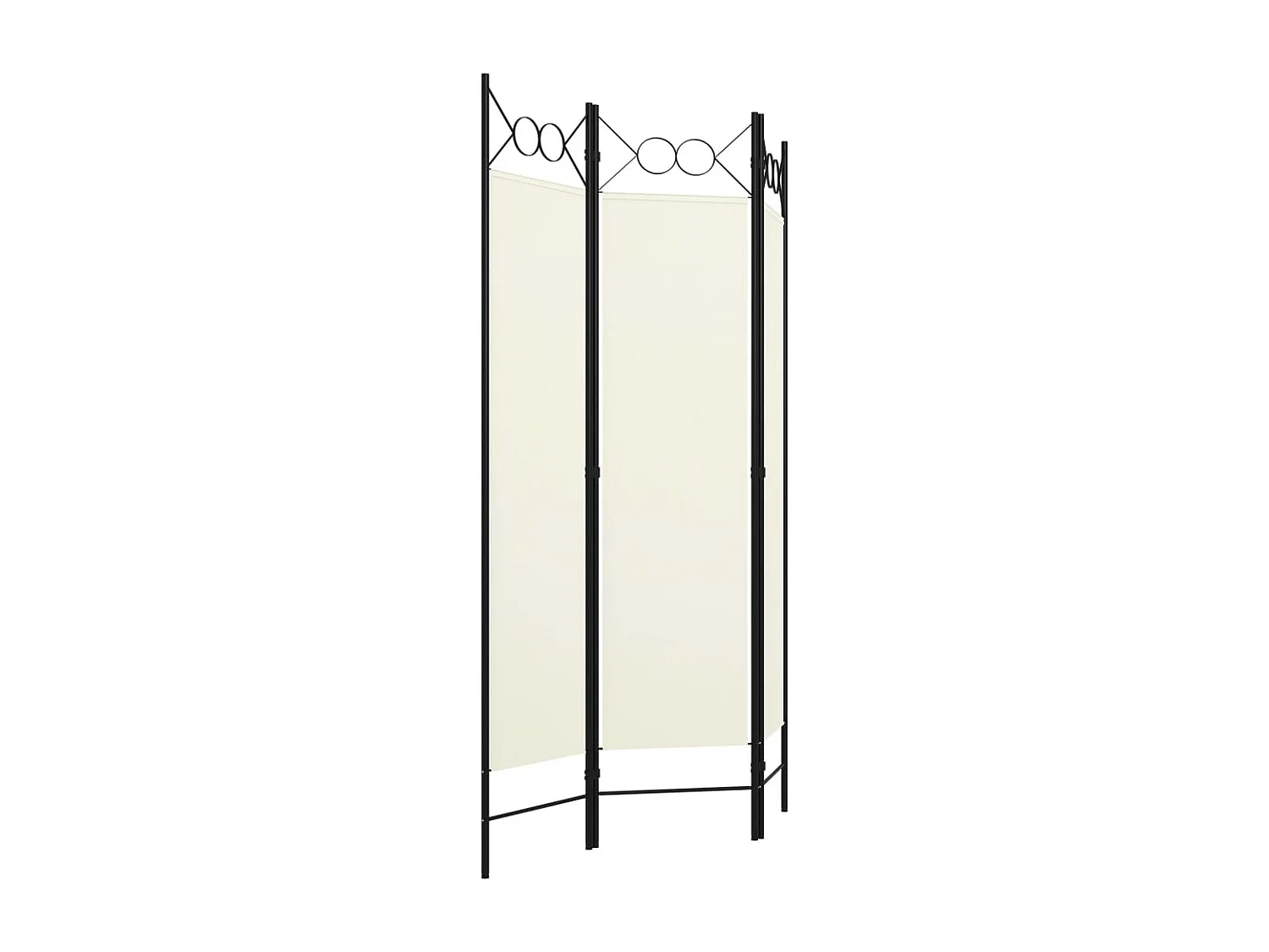 Paravent 3 panneaux Blanc crème 120x180 cm  WVGQ2491