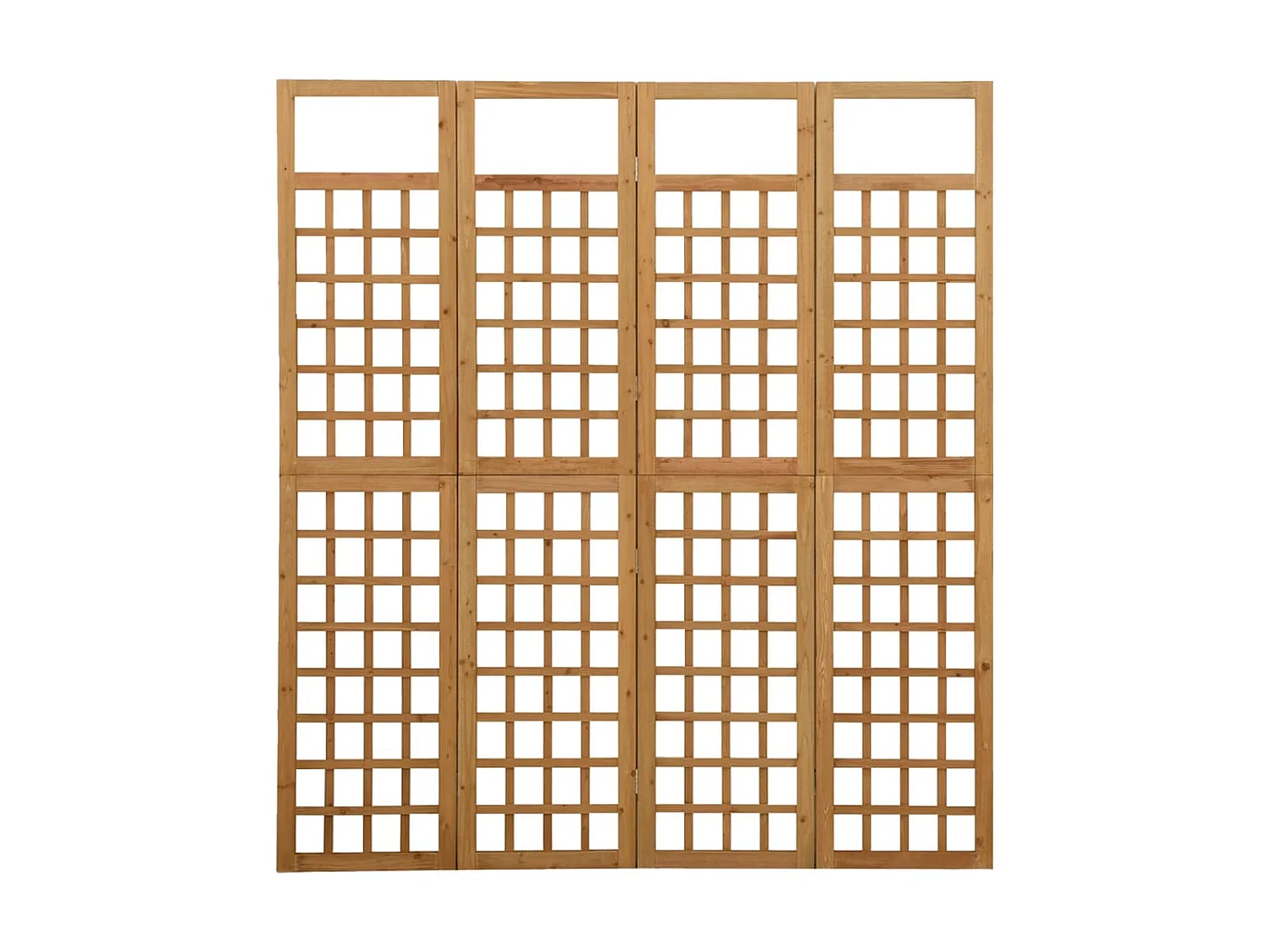 Kamerscherm/trellis met 4 panelen161x180 cm massief vurenhout NL860008