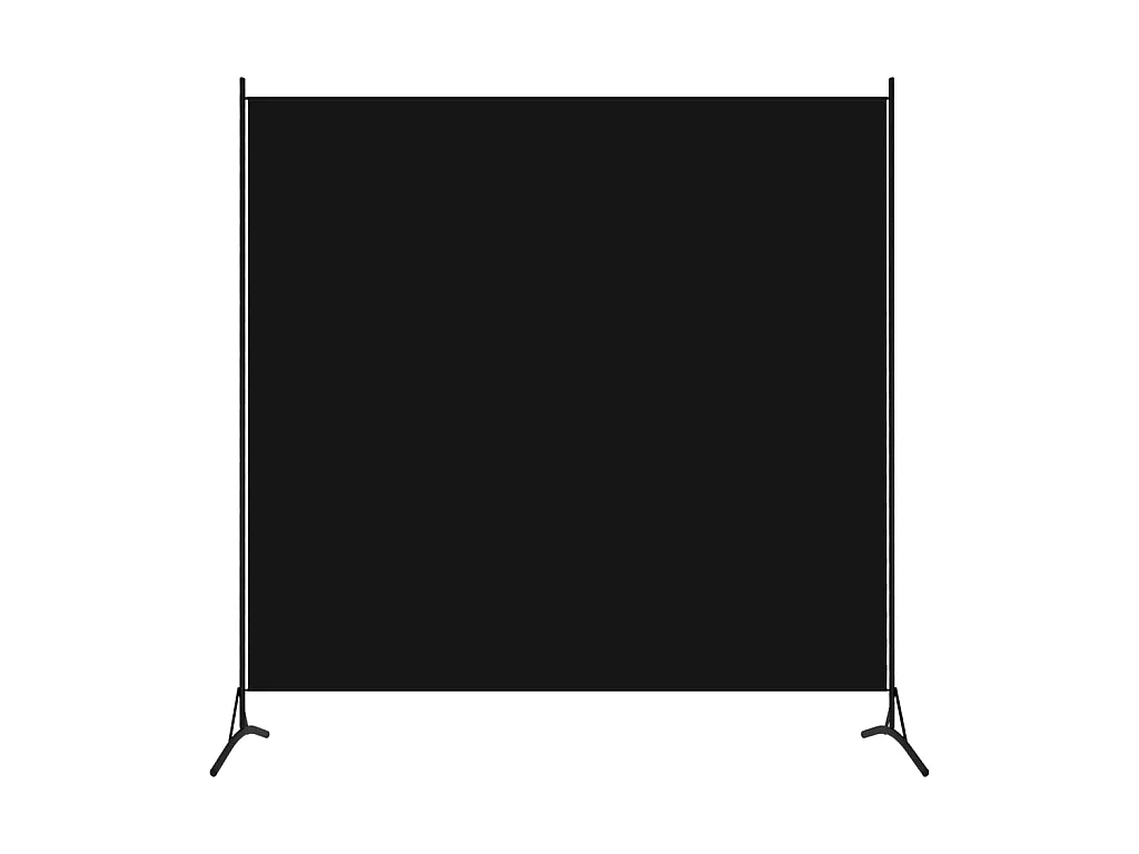 Paravent 1 panneau Noir 175x180 cm WVGQ6527