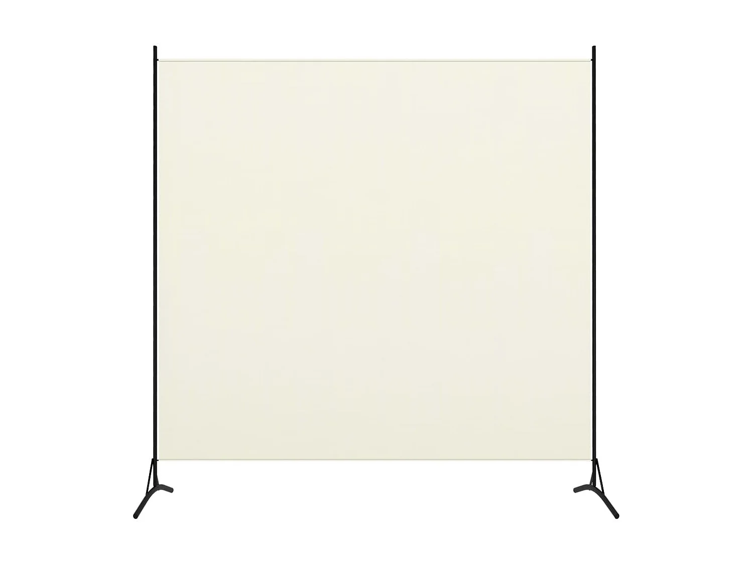 Paravent 1 panneau Blanc crème 175x180 cm  WVGQ5848