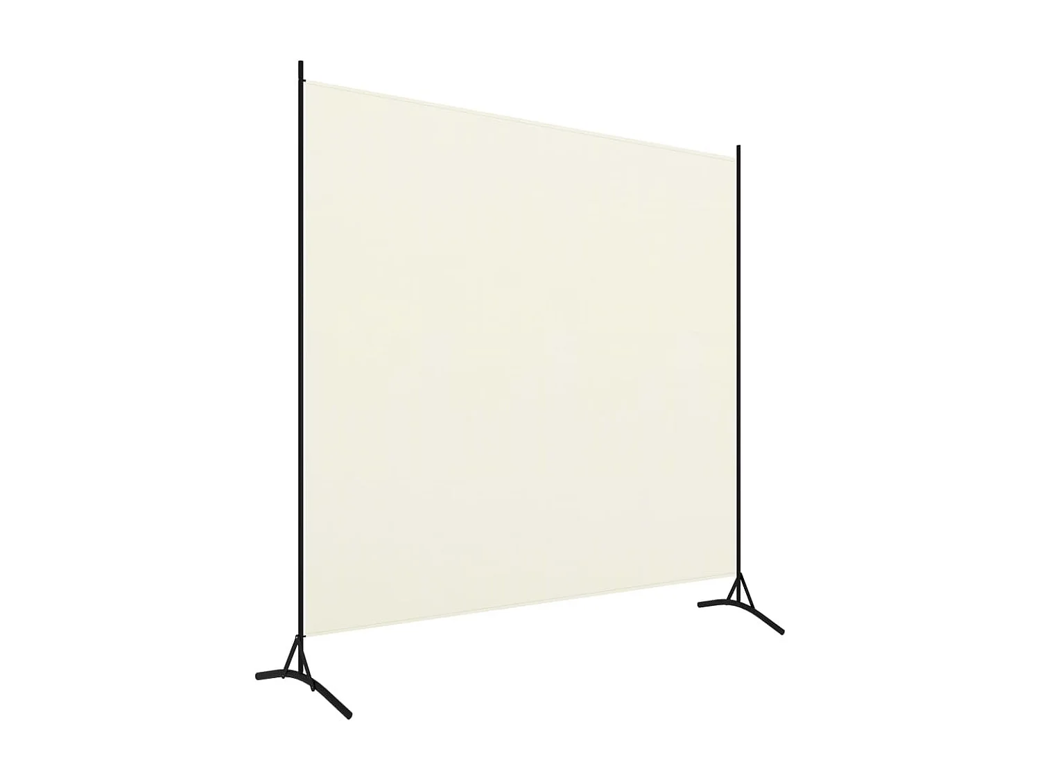 Paravent 1 panneau Blanc crème 175x180 cm  WVGQ5848
