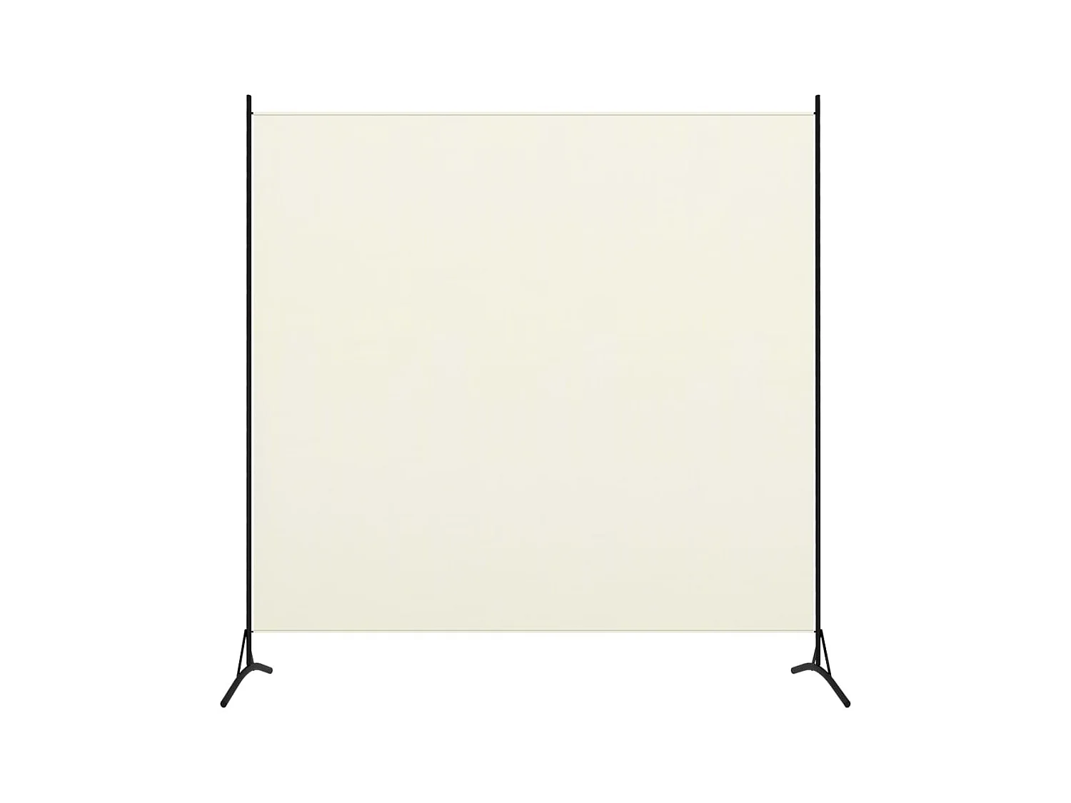 Paravent 1 panneau Blanc crème 175x180 cm  WVGQ5848