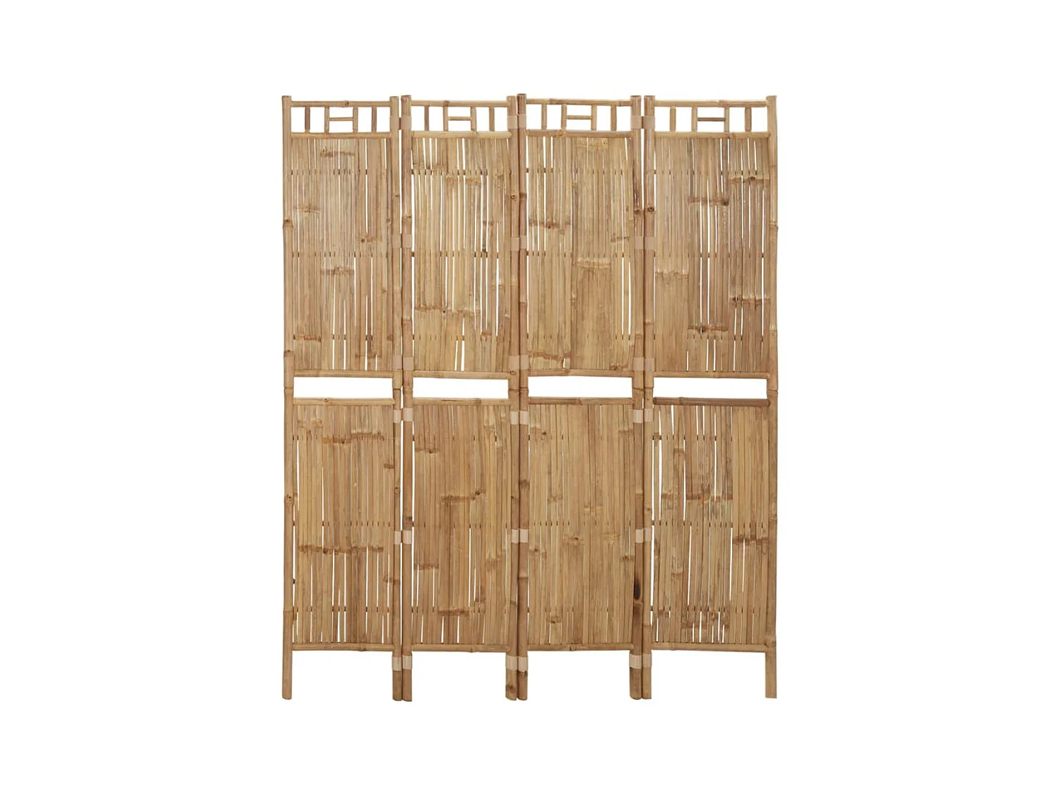 Paravent 4 panneaux Bambou 160x180 cm WVGQ4265