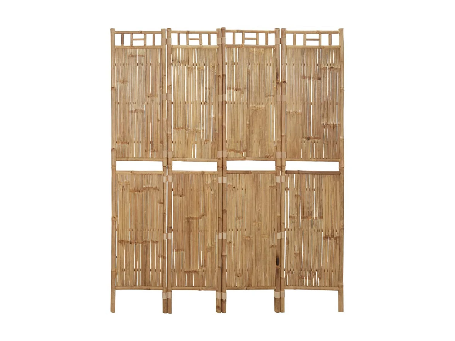 Paravent 4 panneaux Bambou 160x180 cm WVGQ4265
