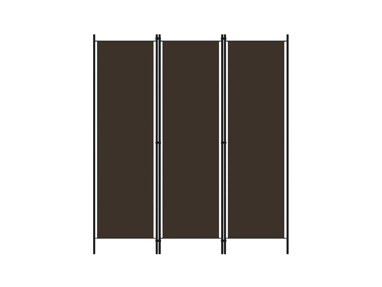 Paravent 3 panneaux Marron 150x180 cm  WVGQ9269