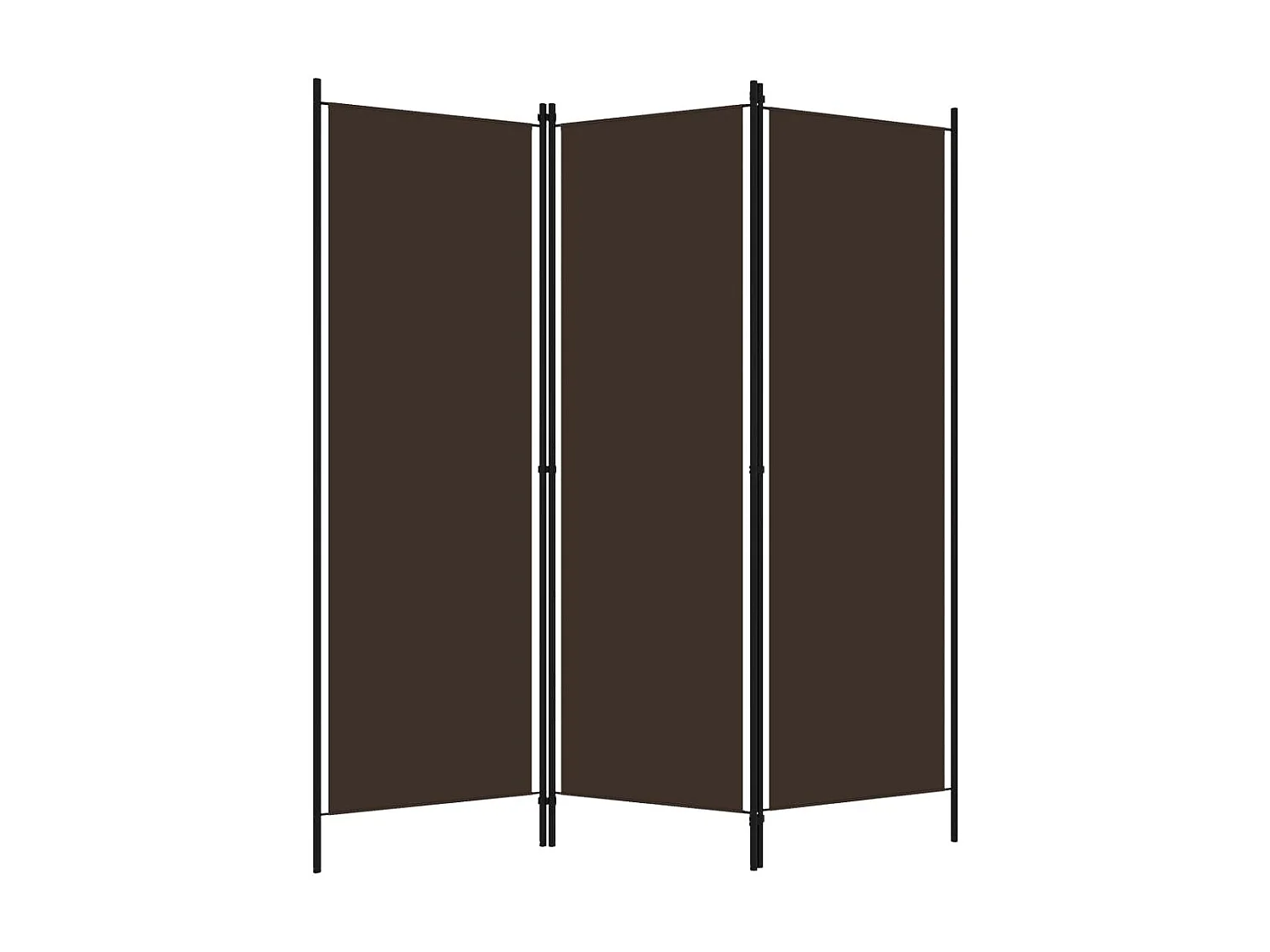 Paravent 3 panneaux Marron 150x180 cm  WVGQ9269